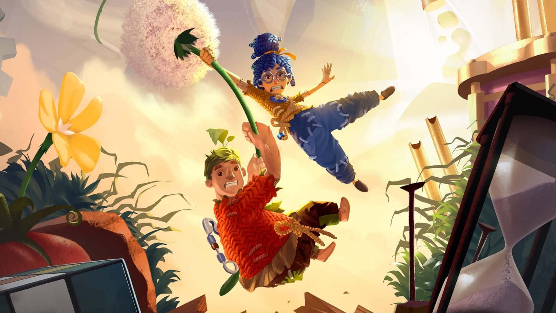 2 Player Games, 1920 x 1080, whimsical garden, Full HD Desktop Wallpaper