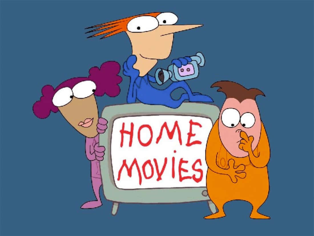 HOME MOVIES, TV show, cartoon characters, SD Desktop Wallpaper
