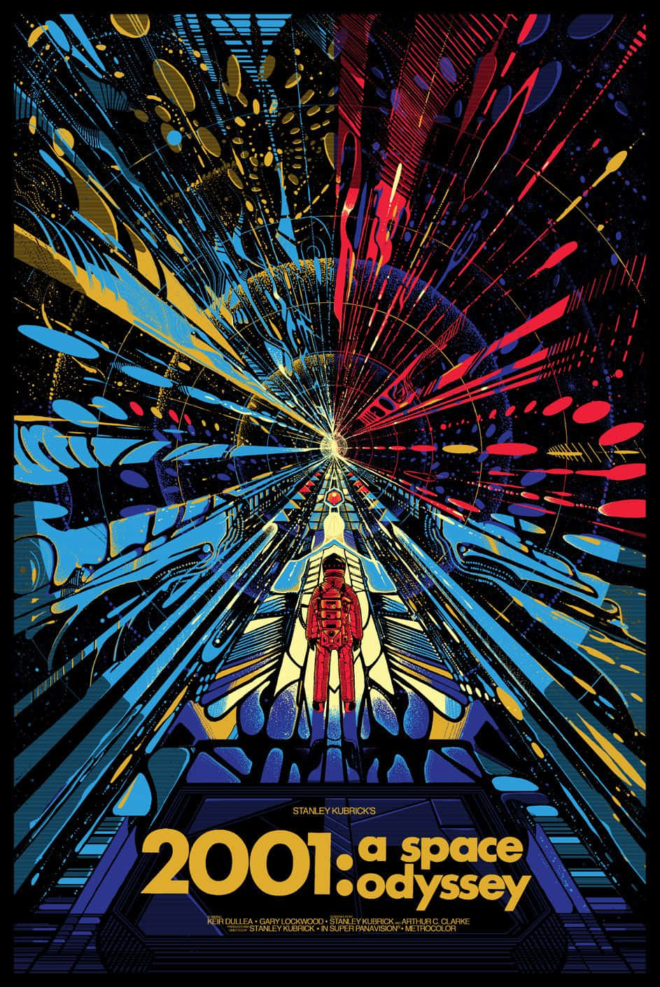 2001 A Space Odyssey, astronaut, cosmic colors, HD Phone Wallpaper