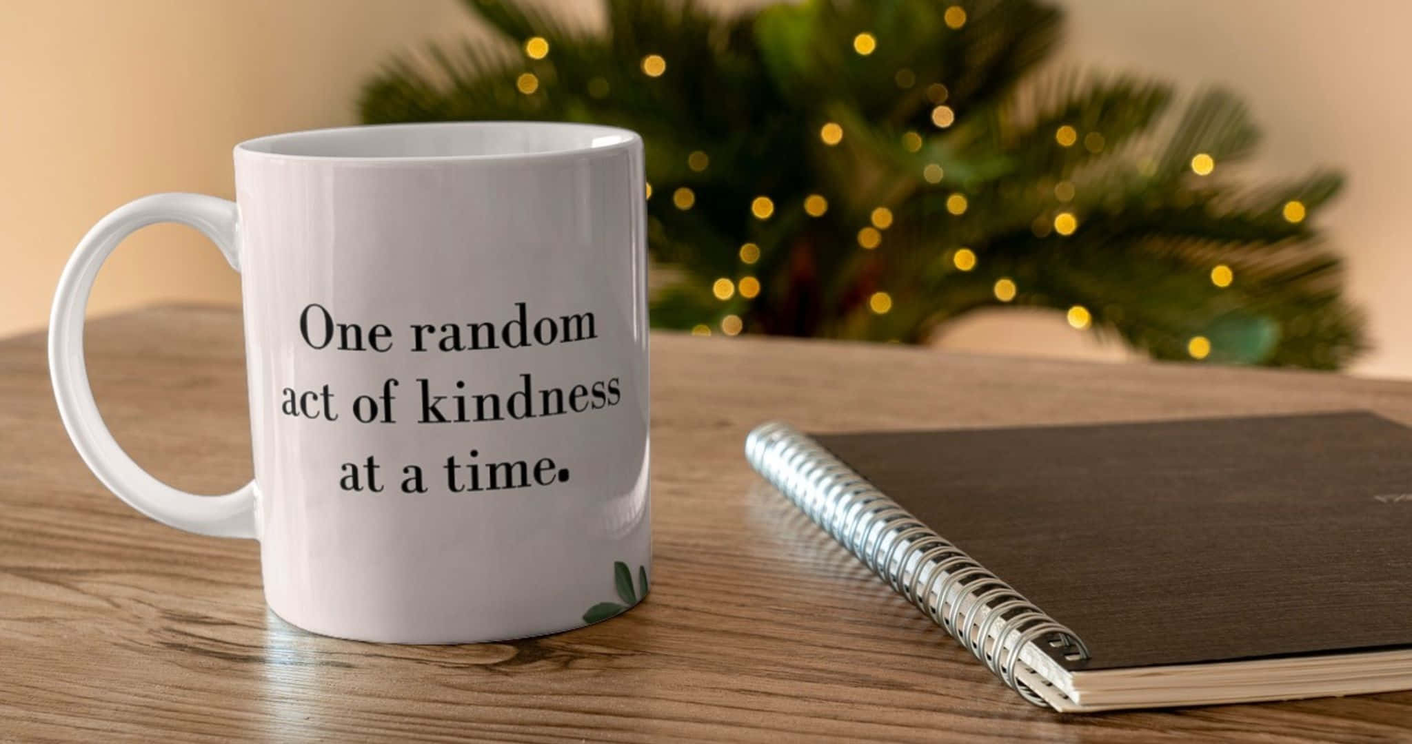 2048x1080, white mug, one random act of kindness at a time, Full HD Desktop Wallpaper