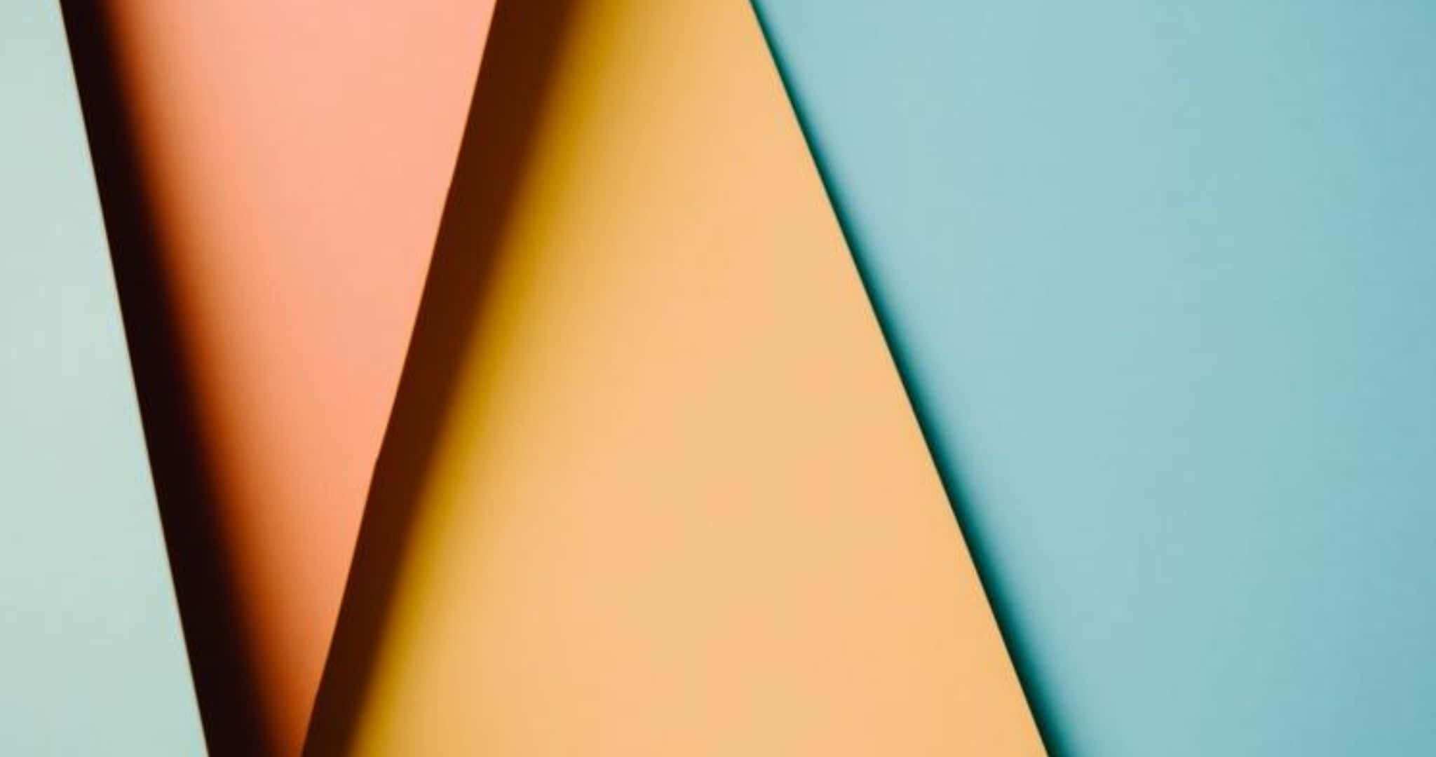 2048x1080, peach yellow, teal, Full HD Desktop Wallpaper
