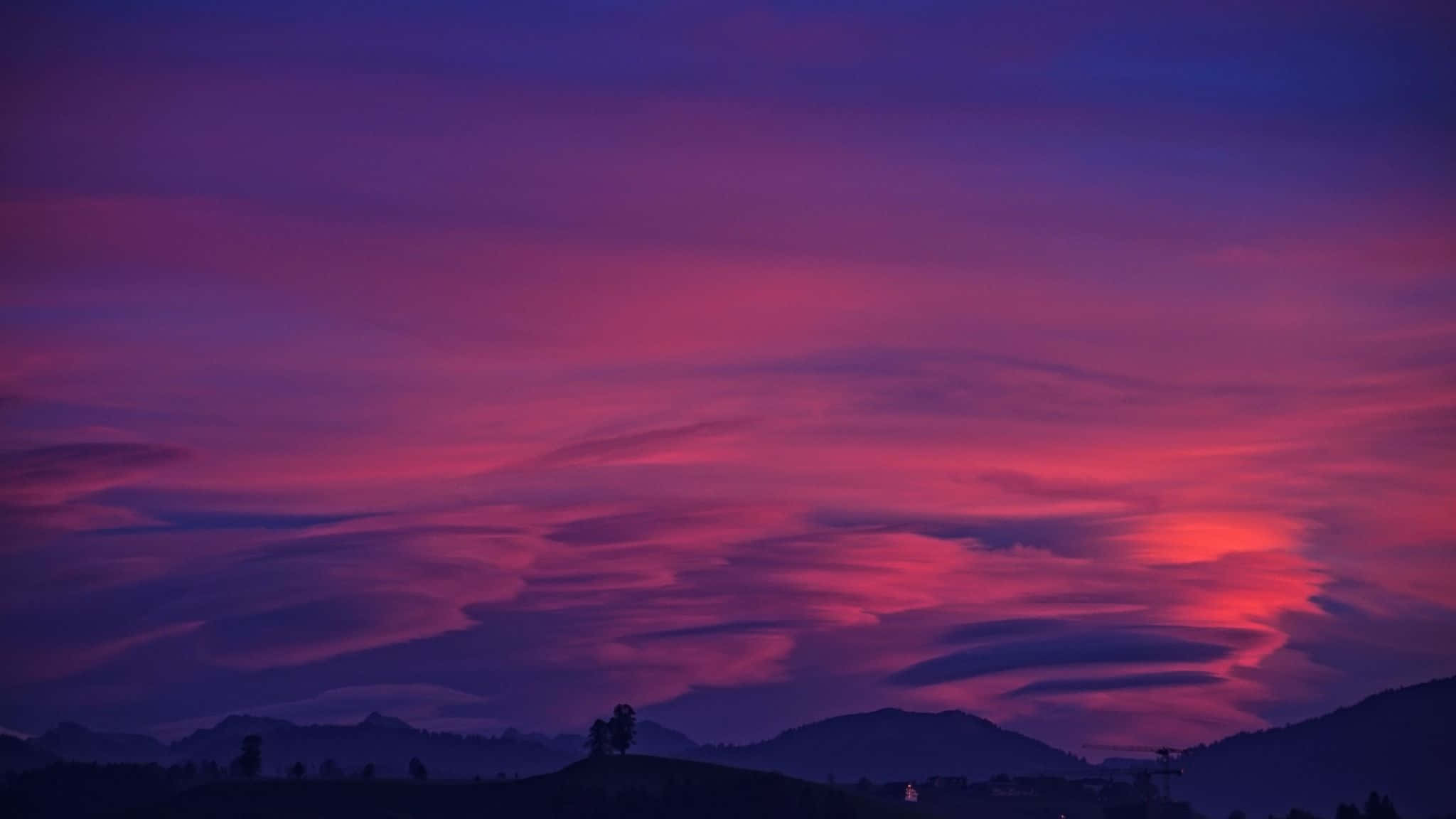 2048x1152 Aesthetic, magenta, deep purple, Full HD Desktop Wallpaper