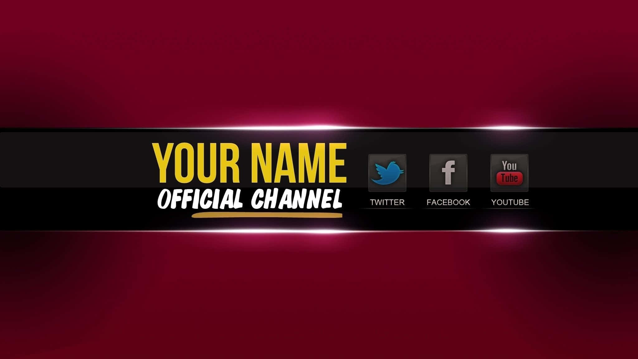 2048x1152 banner, black bar, glowing deep red gradient background, Full HD Desktop Wallpaper