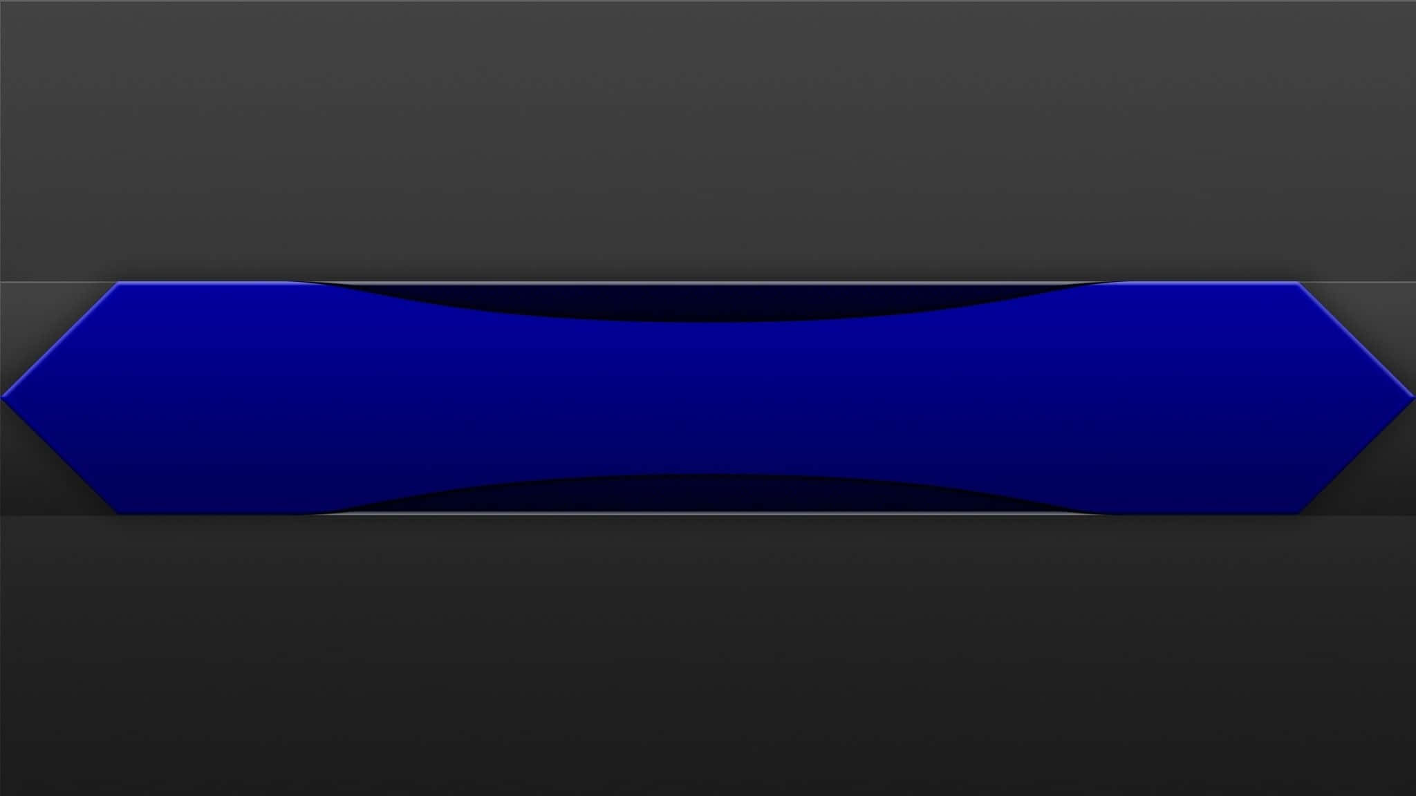 2048x1152 banner, royal blue, hexagonal bar, Full HD Desktop Wallpaper