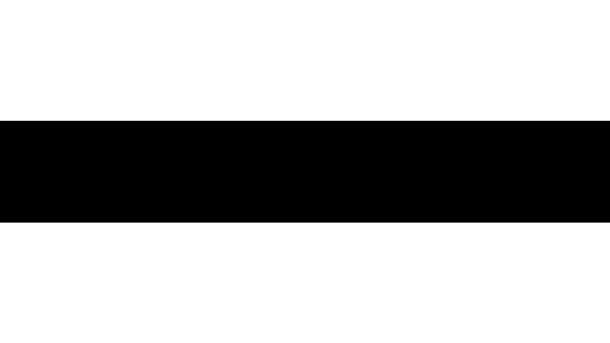 2048x1152 banner, white background, black horizontal stripe, Full HD Desktop Wallpaper