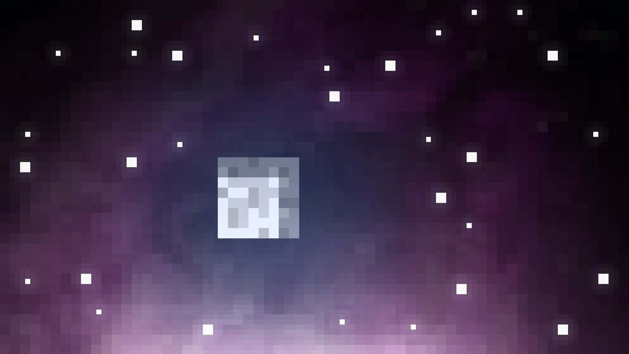 2048x1152 Pixel, purple nebula, glowing white stars, Full HD Desktop Wallpaper