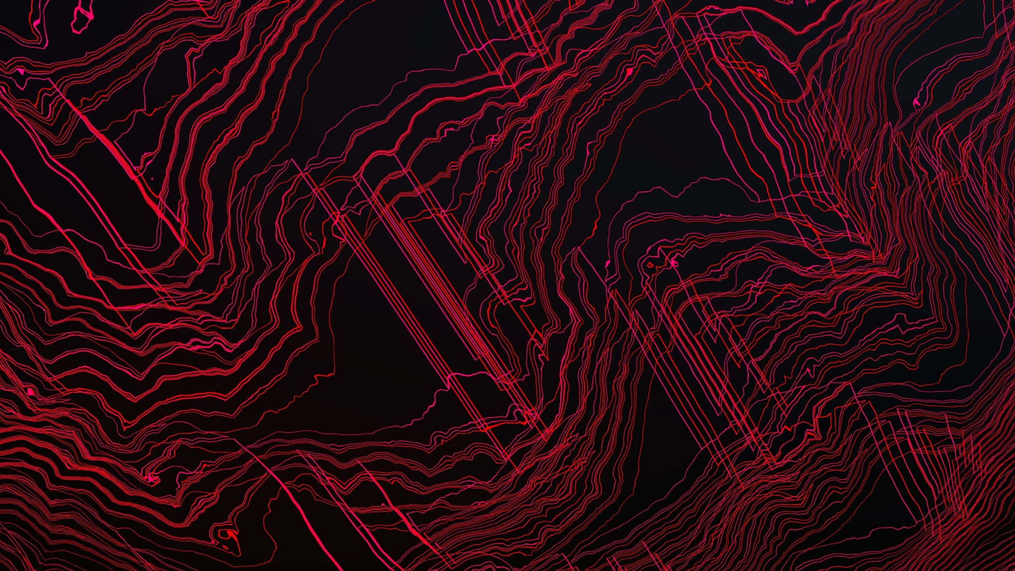 2048x1152 pixel, sunny day, vibrant red glowing lines, Full HD Desktop Wallpaper