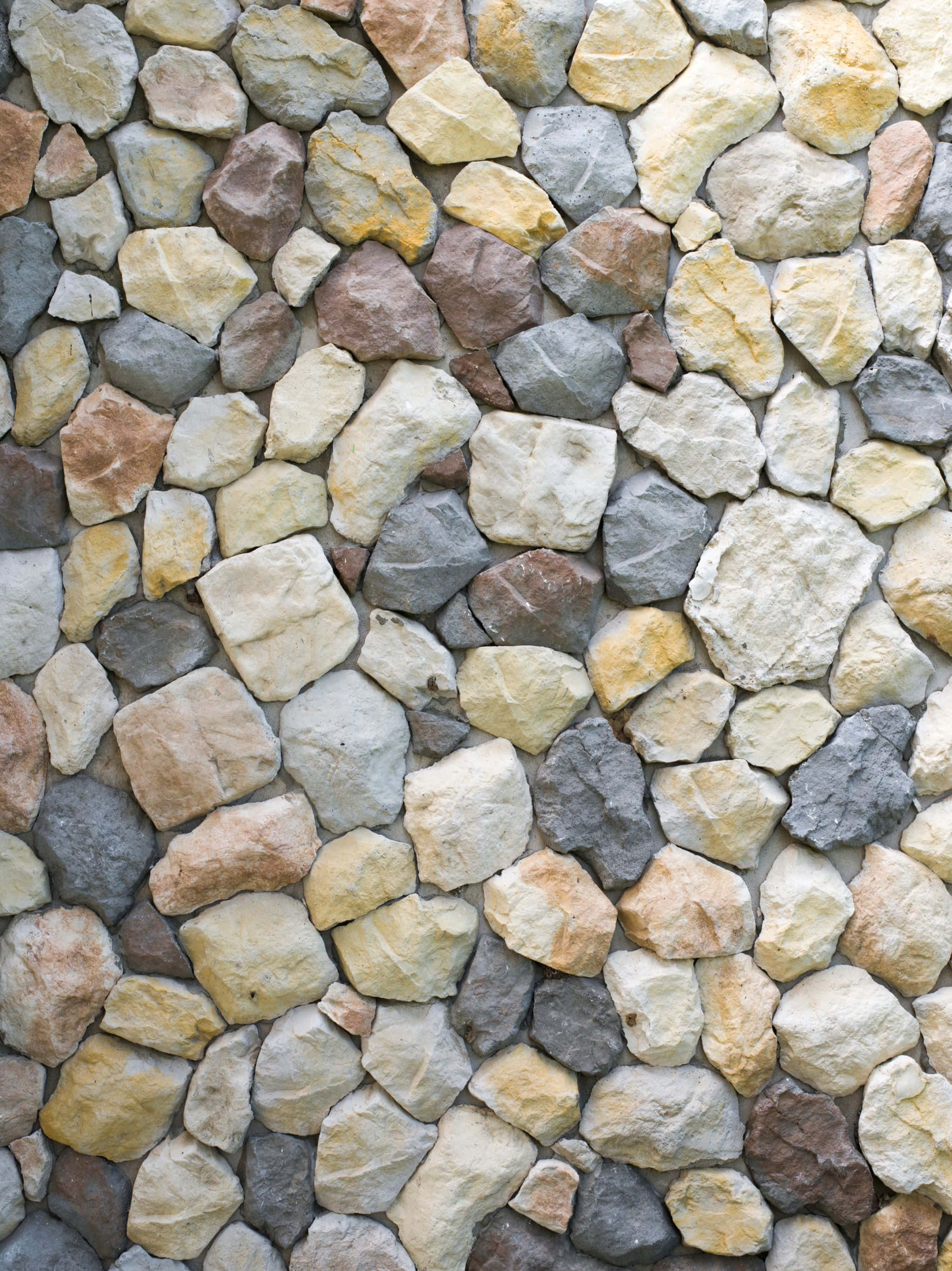 2048x2732, stone wall, pond, 2K Phone Wallpaper
