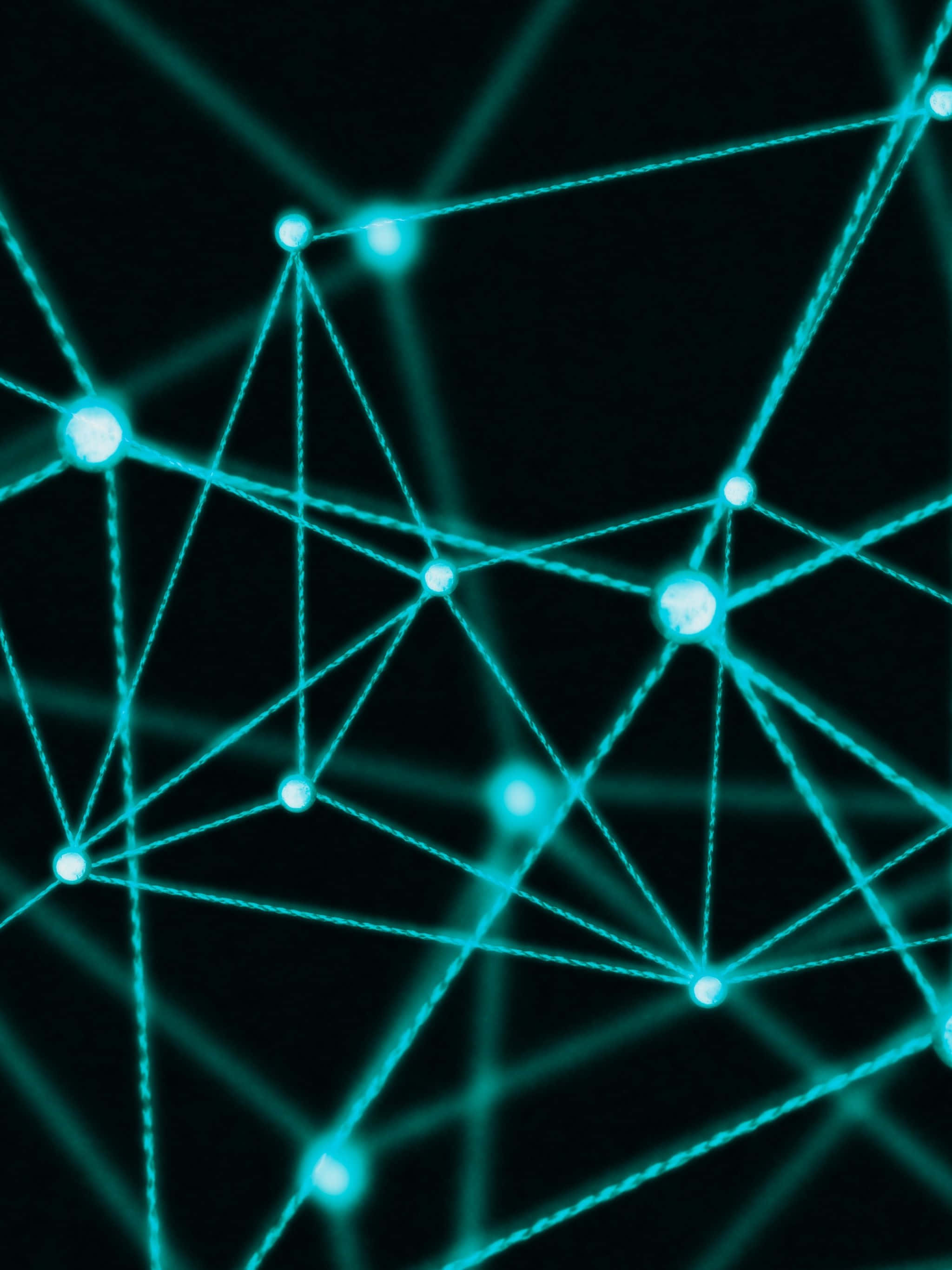 2048x2732, teal, futuristic web, 2K Phone Wallpaper