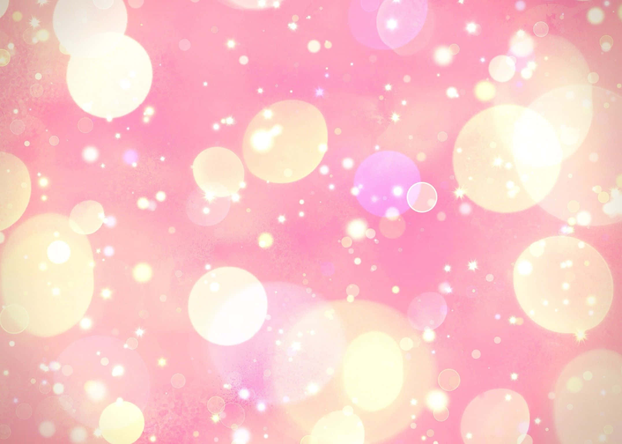 pink background, bokeh lights, soft glowing bokeh circles, Full HD Desktop Wallpaper