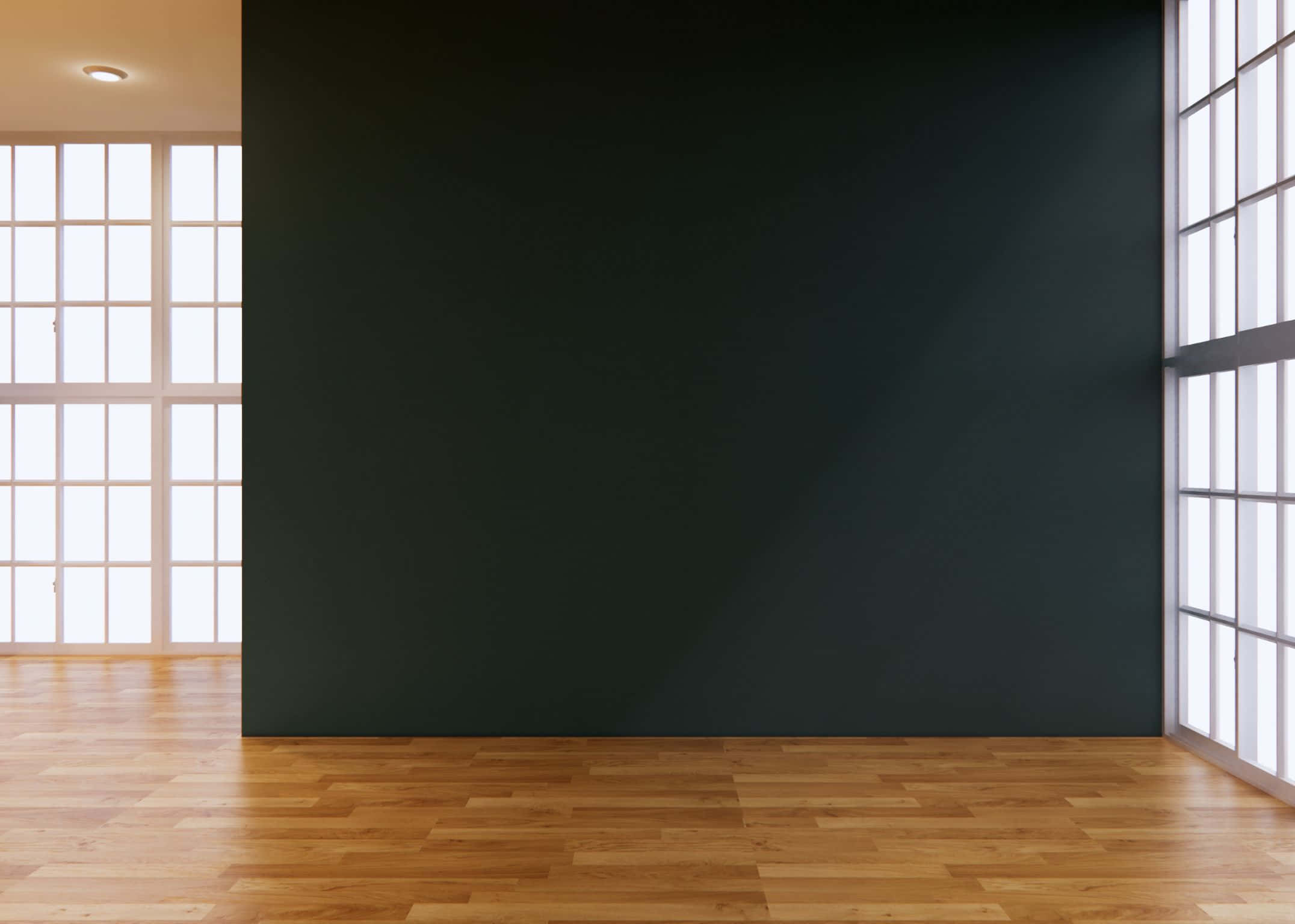 2152x1536, dark green wall, wooden floor, Full HD Desktop Wallpaper