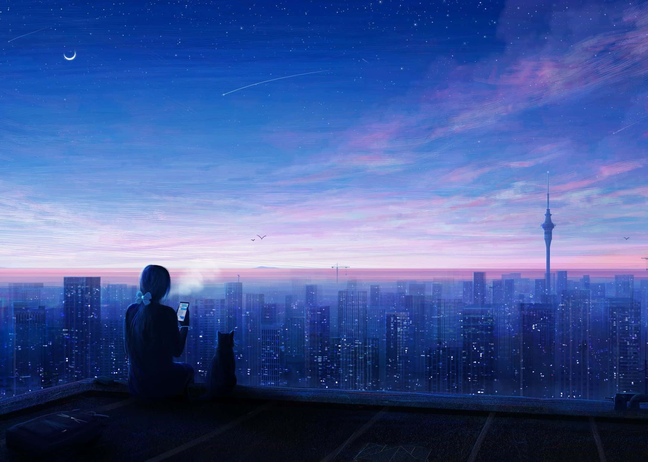 2152x1536, twilight, starry sky, Full HD Desktop Wallpaper