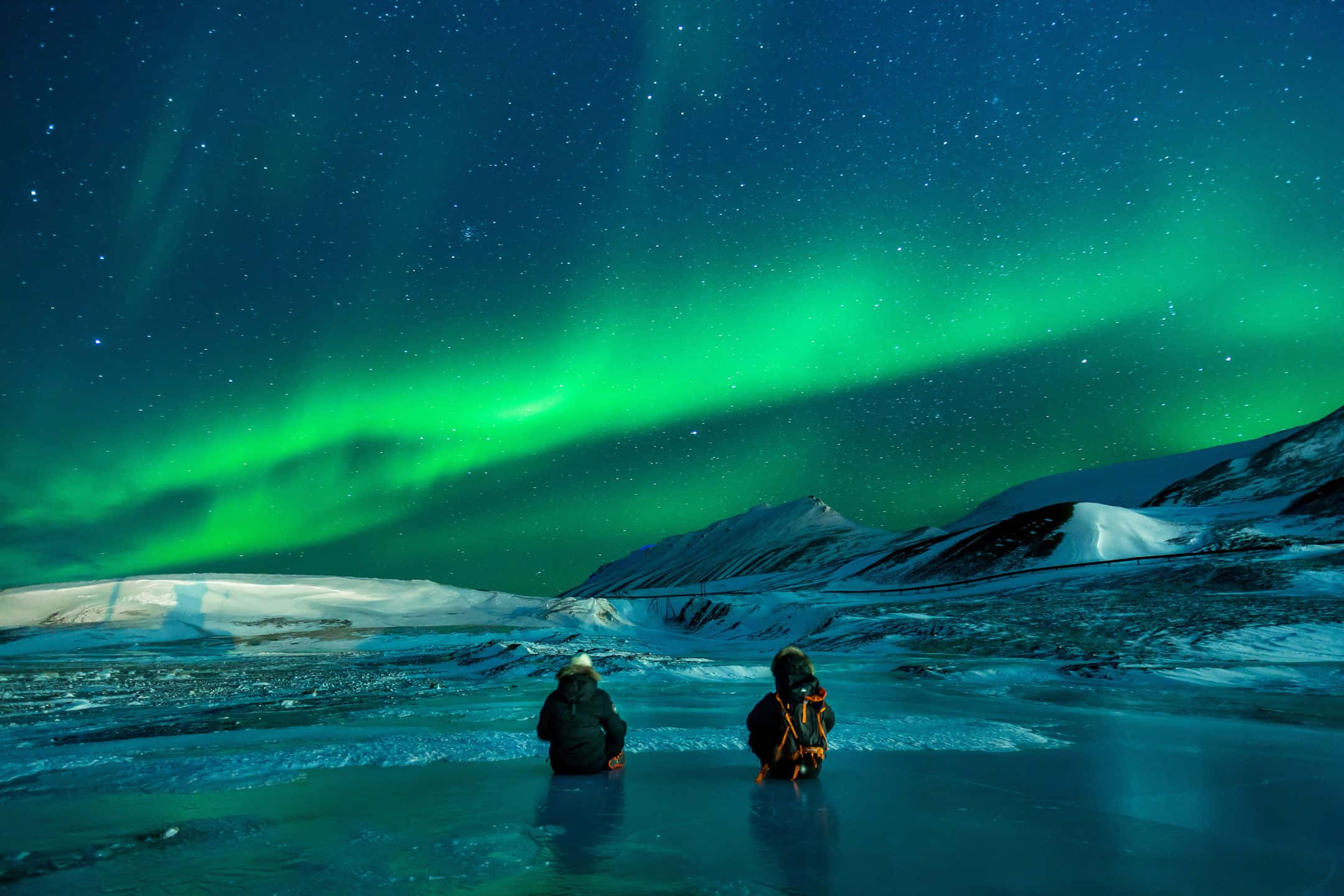 2160x1440, aurora borealis, Arctic sky, Full HD Desktop Wallpaper