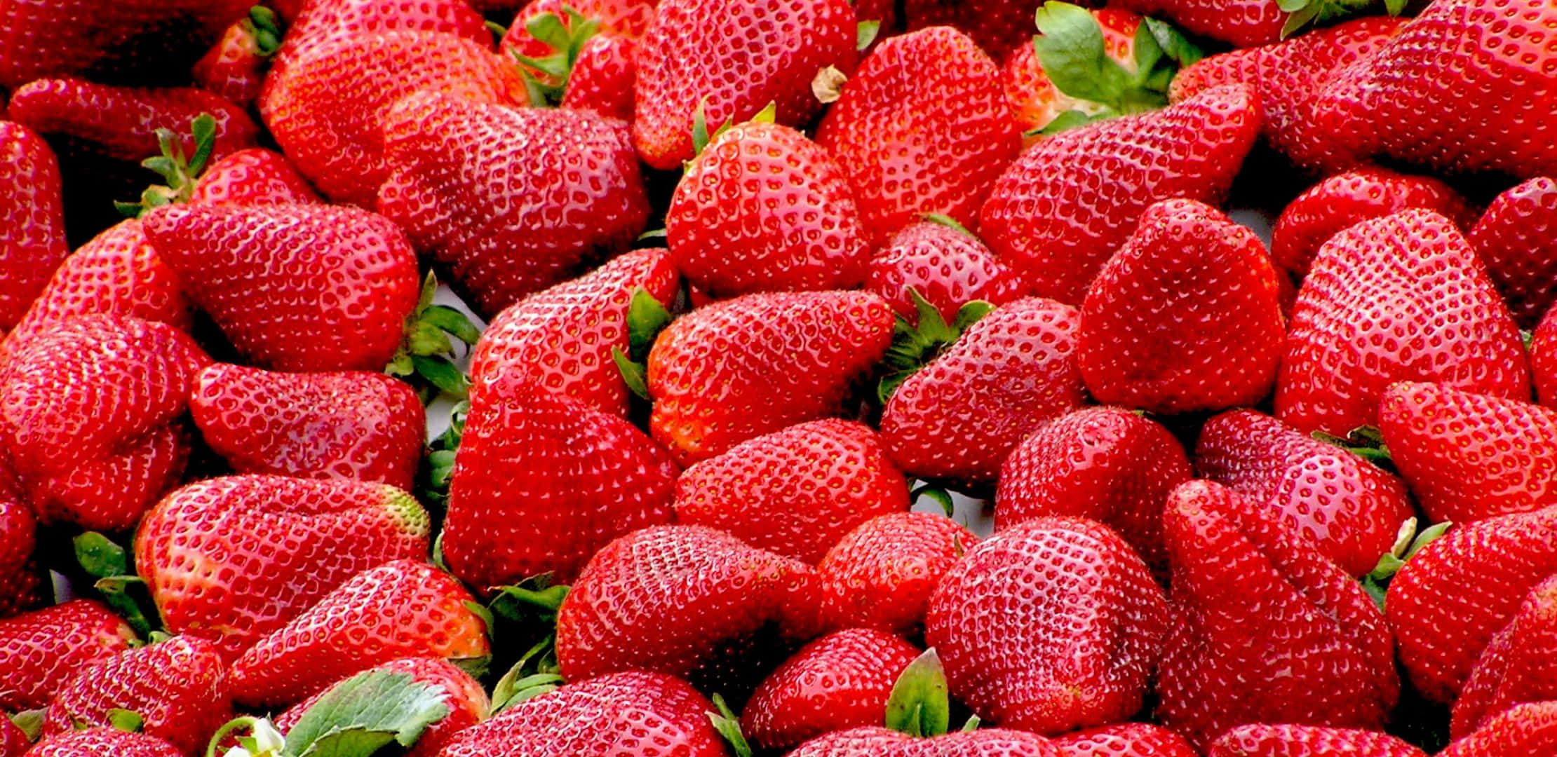 2220x1080, Fictional Futuristic Alps, strawberries, Full HD Desktop Wallpaper
