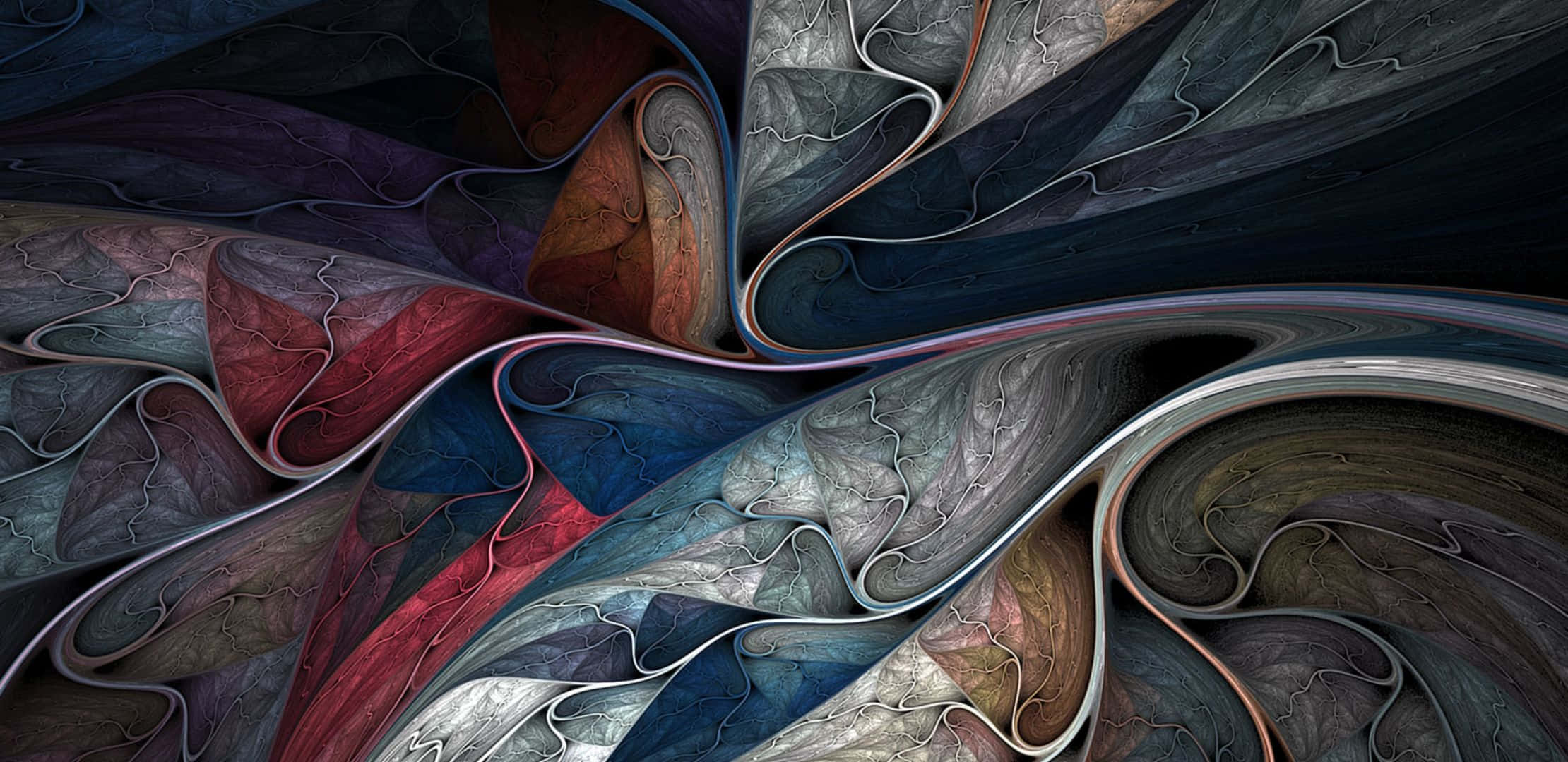 2220x1080, deep blues, reds, Full HD Desktop Wallpaper