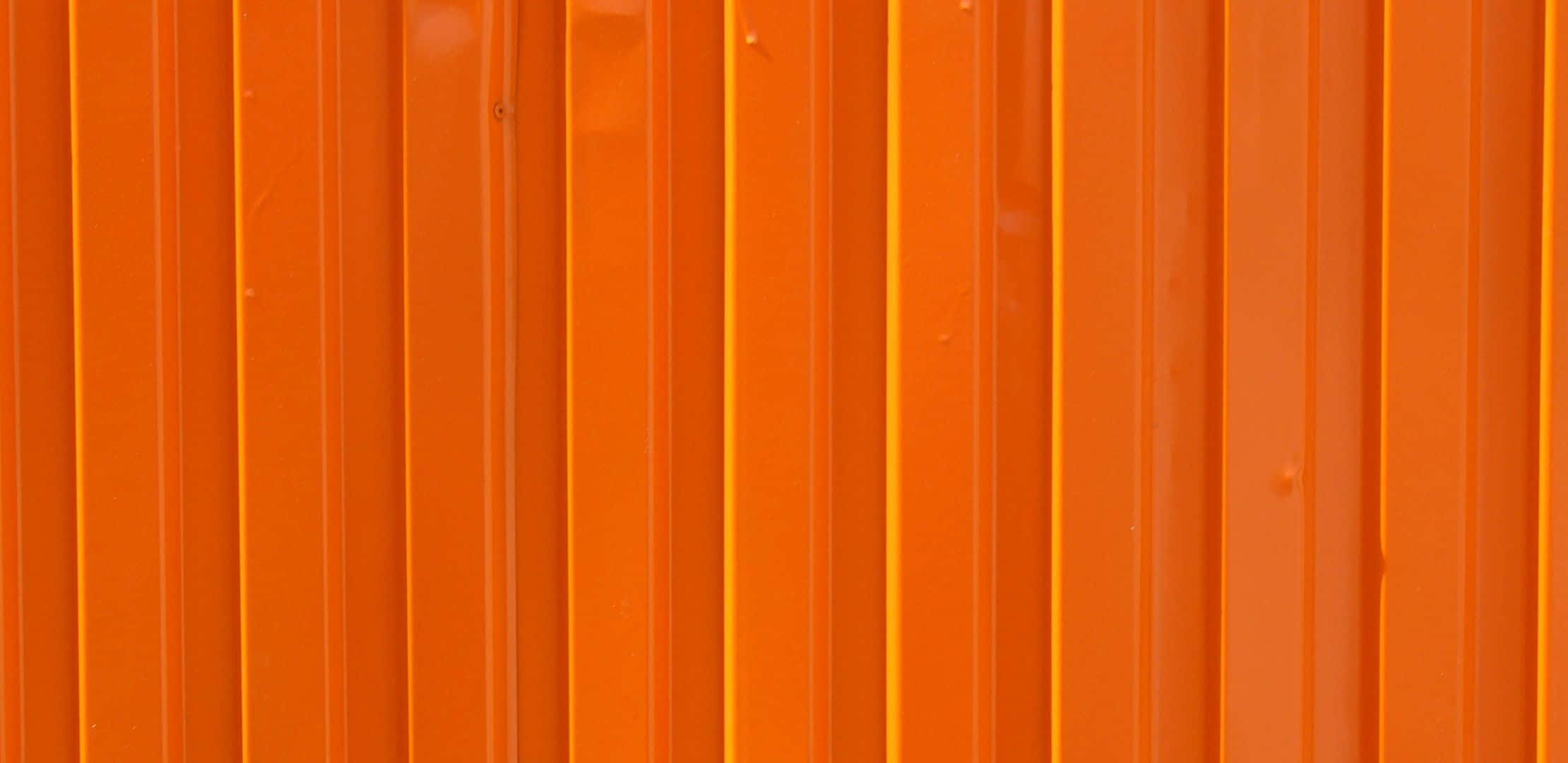 2220x1080, bright orange, corrugated metal panels, Full HD Desktop Wallpaper