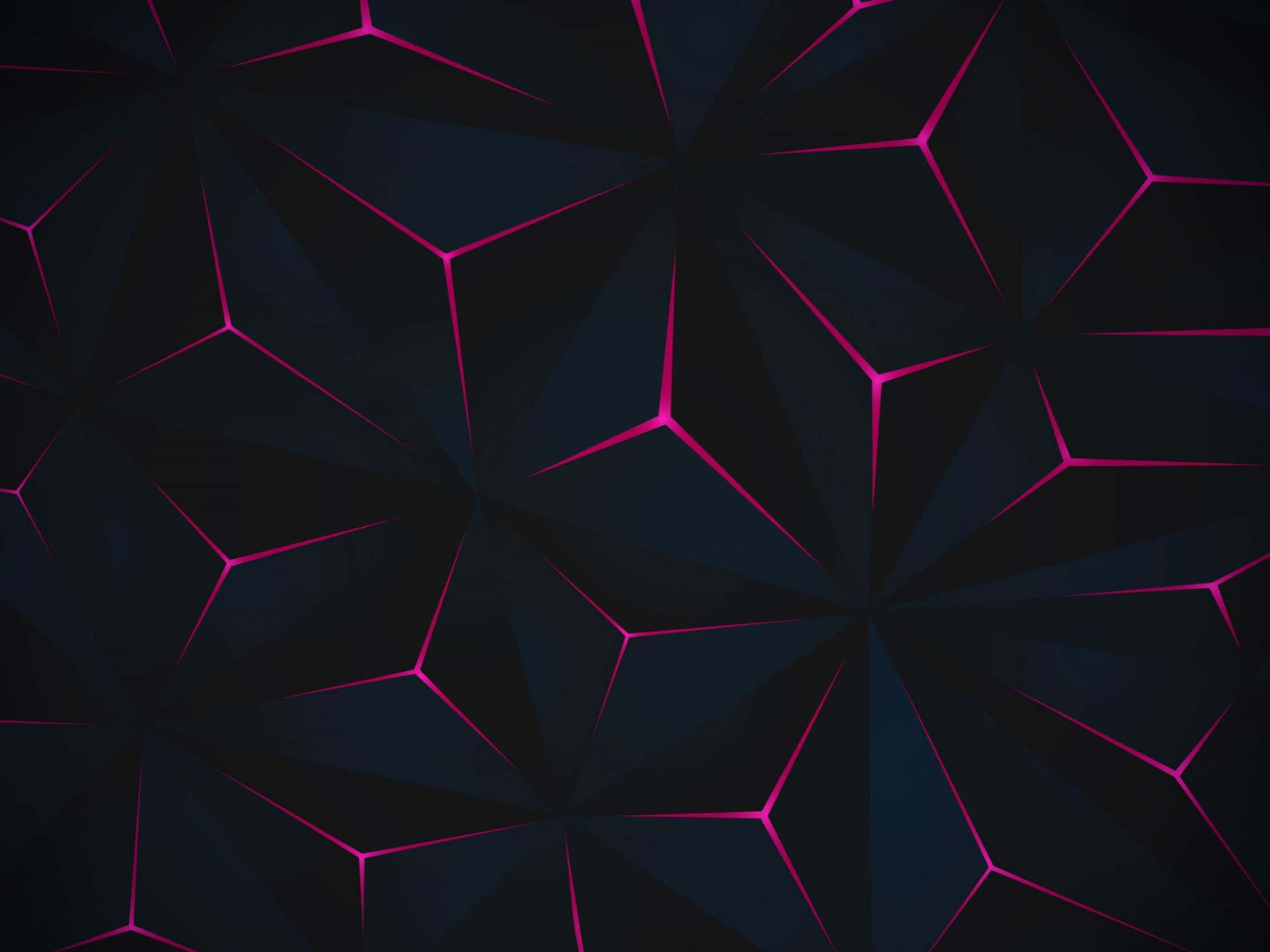 2224x1668, glowing magenta lines, dark geometric pattern, Full HD Desktop Wallpaper