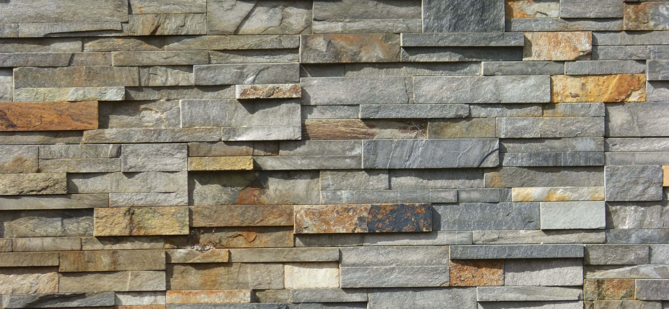 2340x1080, textured stone wall, gray brown, Full HD Desktop Wallpaper