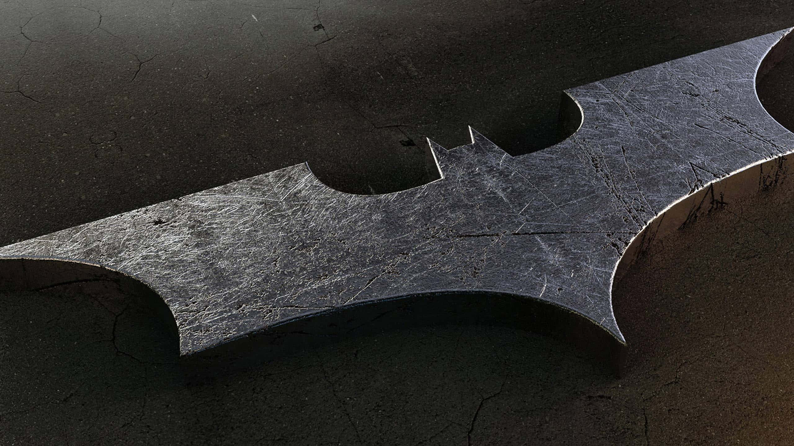 2560 x 1440, Batman, metallic bat symbol, 2K Desktop Wallpaper