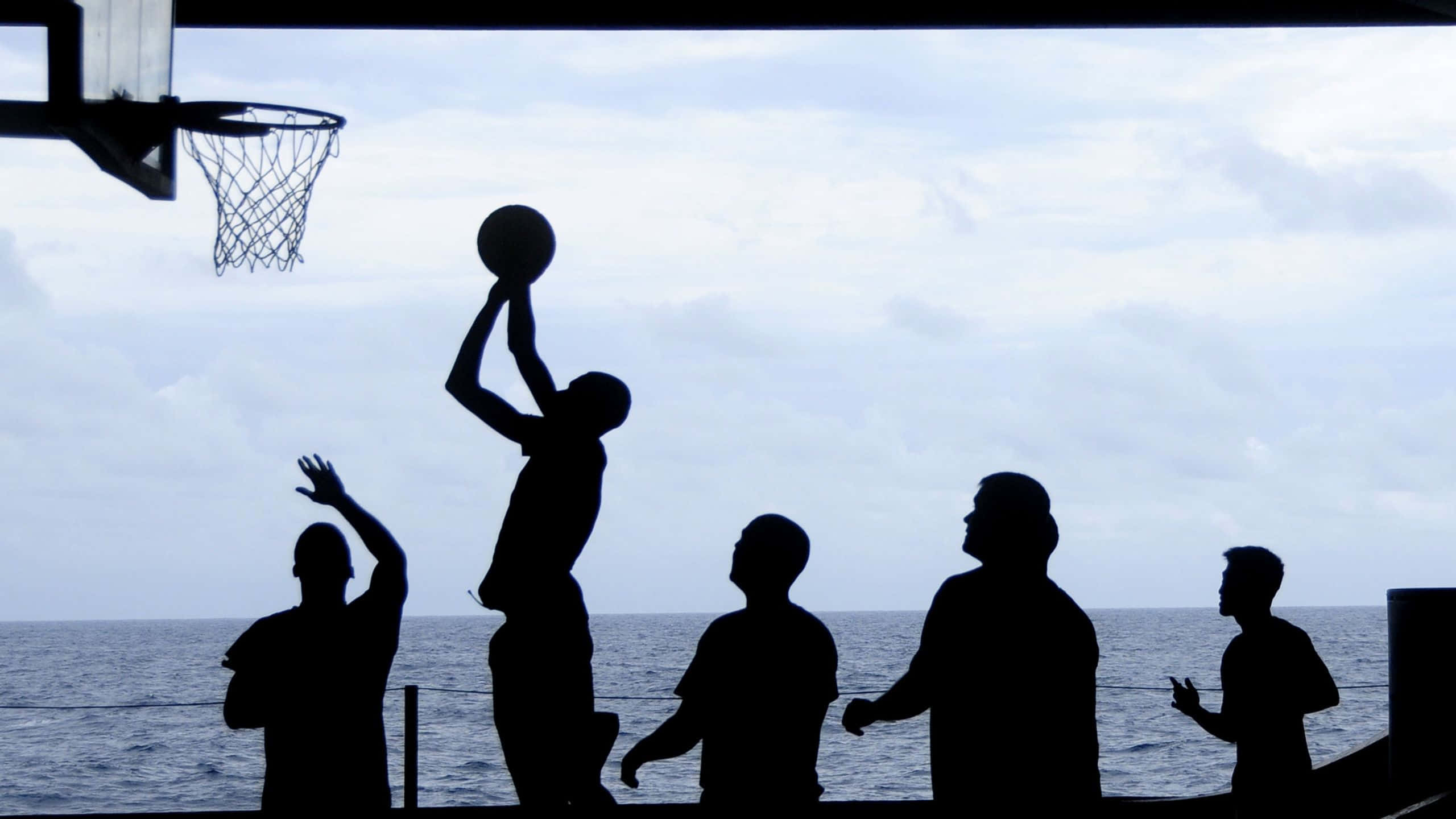 2560x1440, basketball, outdoor court, 2K Desktop Wallpaper