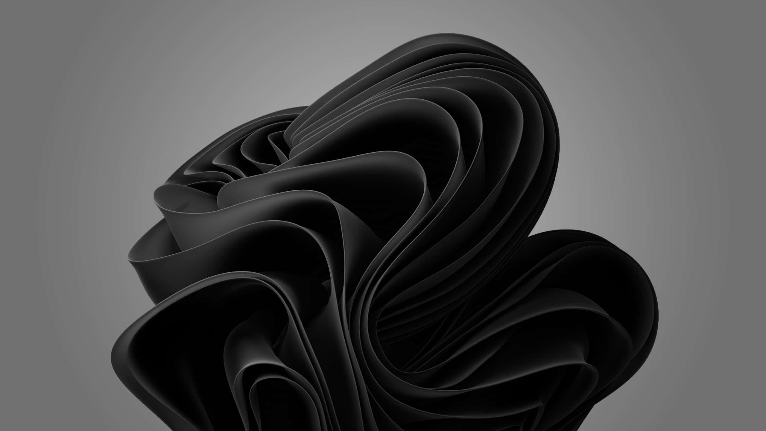 2560x1440, black, abstract sculpture, 2K Desktop Wallpaper