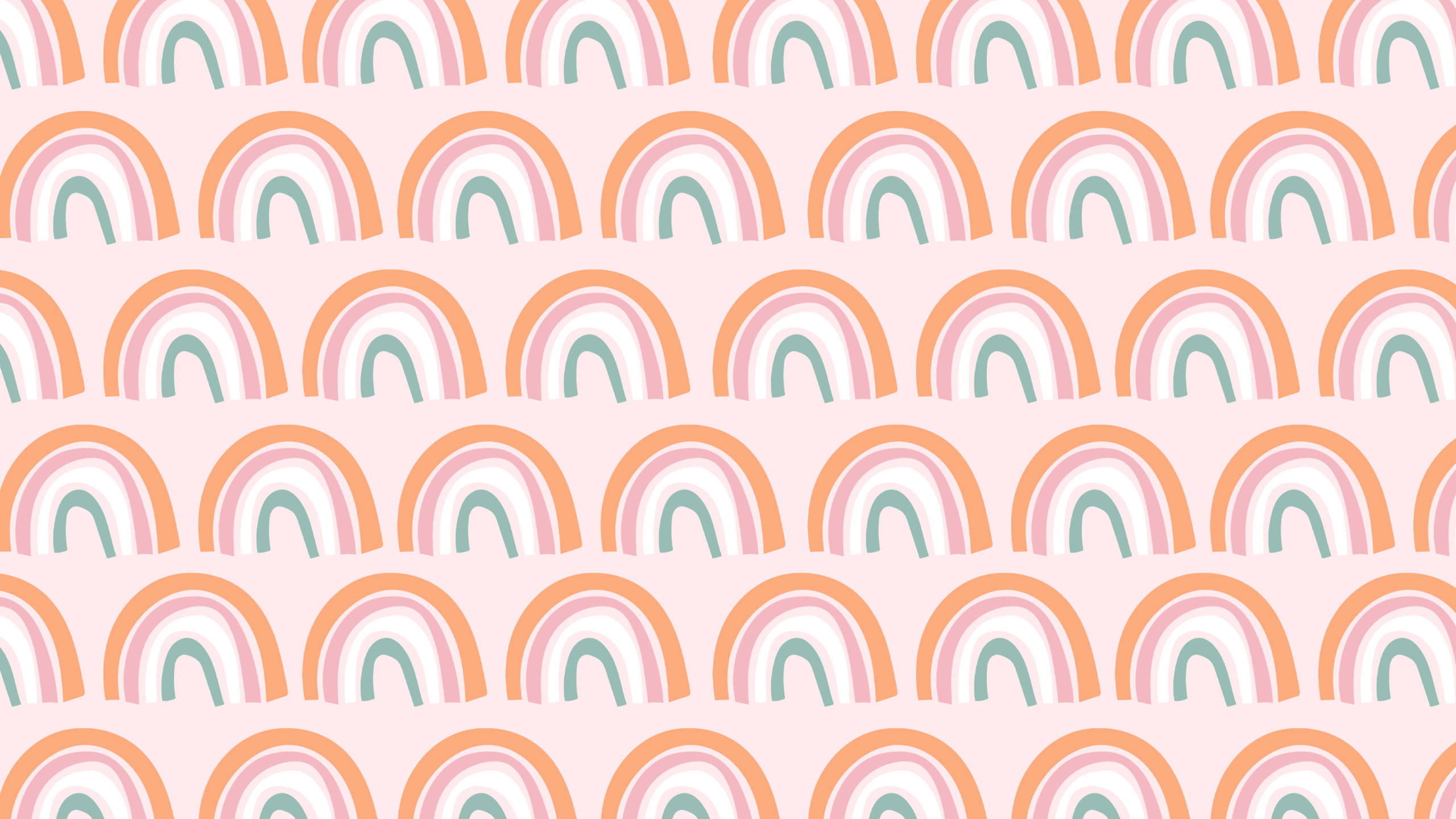 2560x1440, summer, rainbow pattern, 2K Desktop Wallpaper