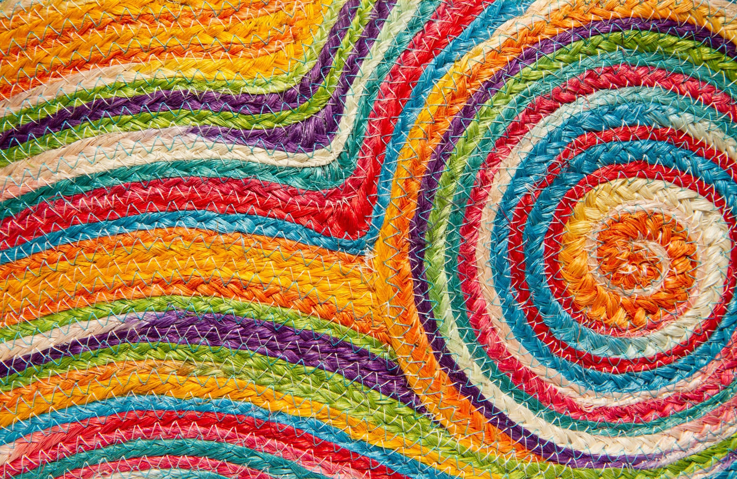 2560x1664, rainbow-colored, woven textile, 2K Desktop Wallpaper