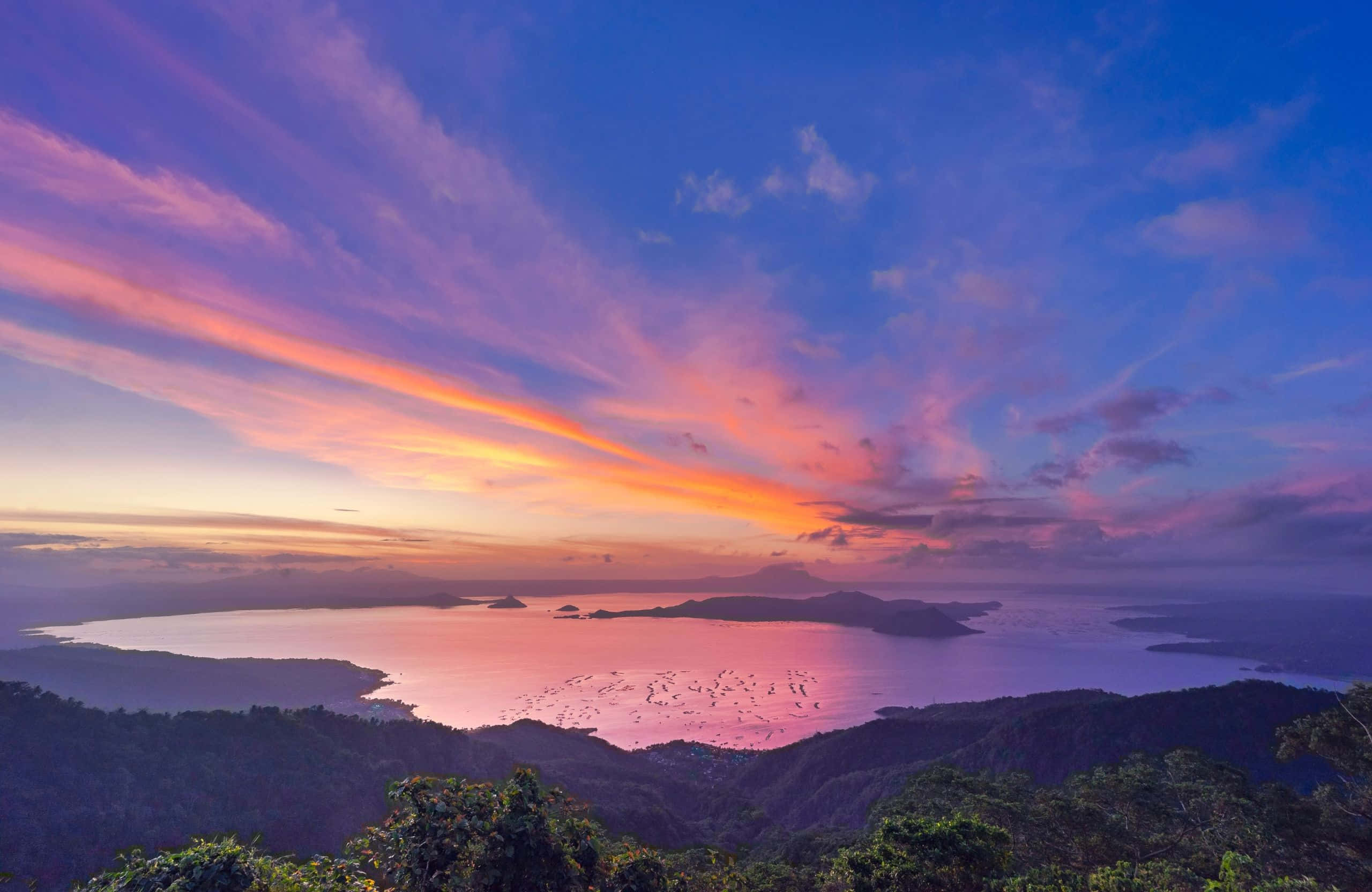 2560x1664, sunset, lake, 2K Desktop Wallpaper