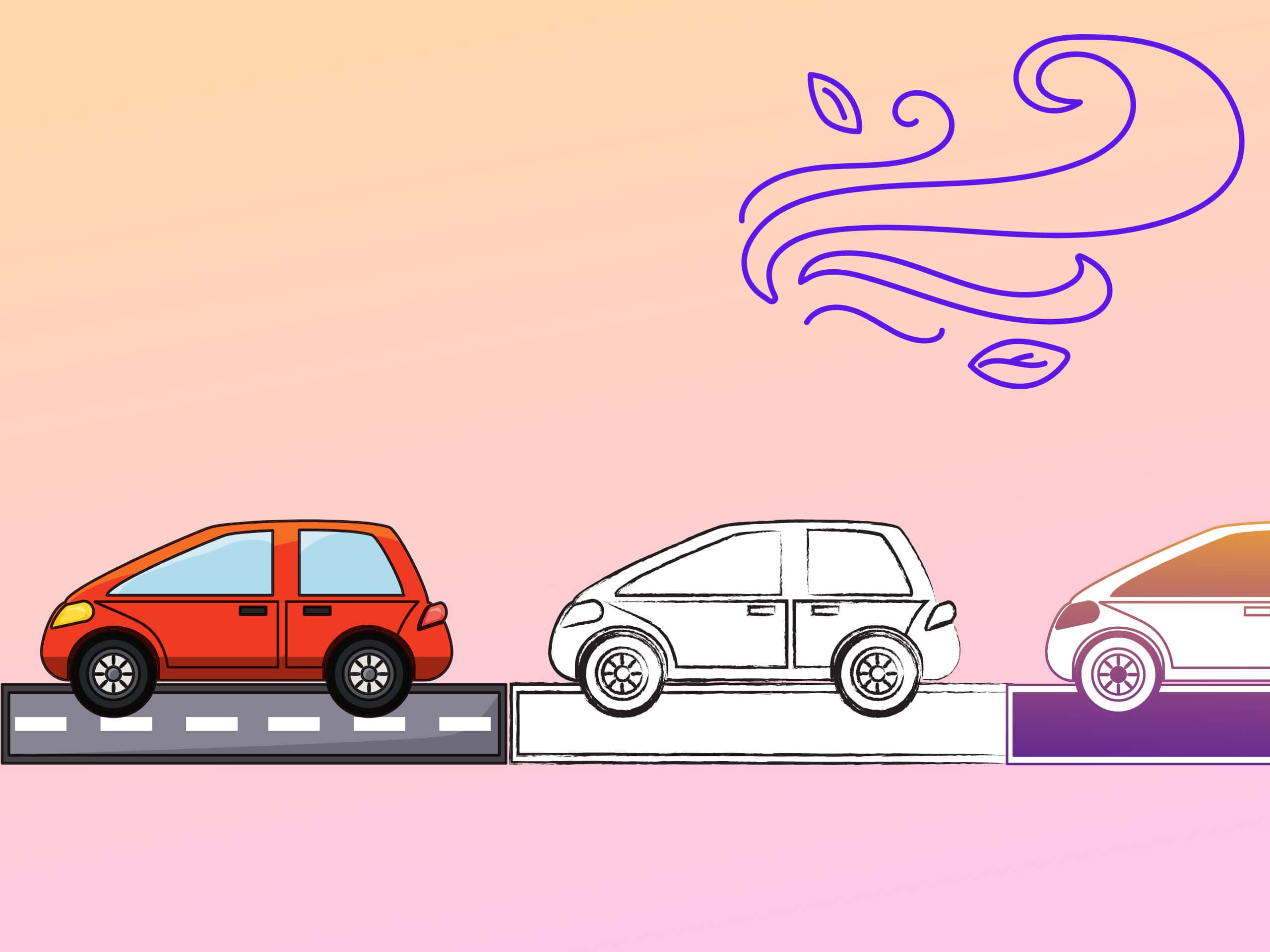 2560x1920, red white and gradient hues, purple leafy wind swirl, 2K Desktop Wallpaper