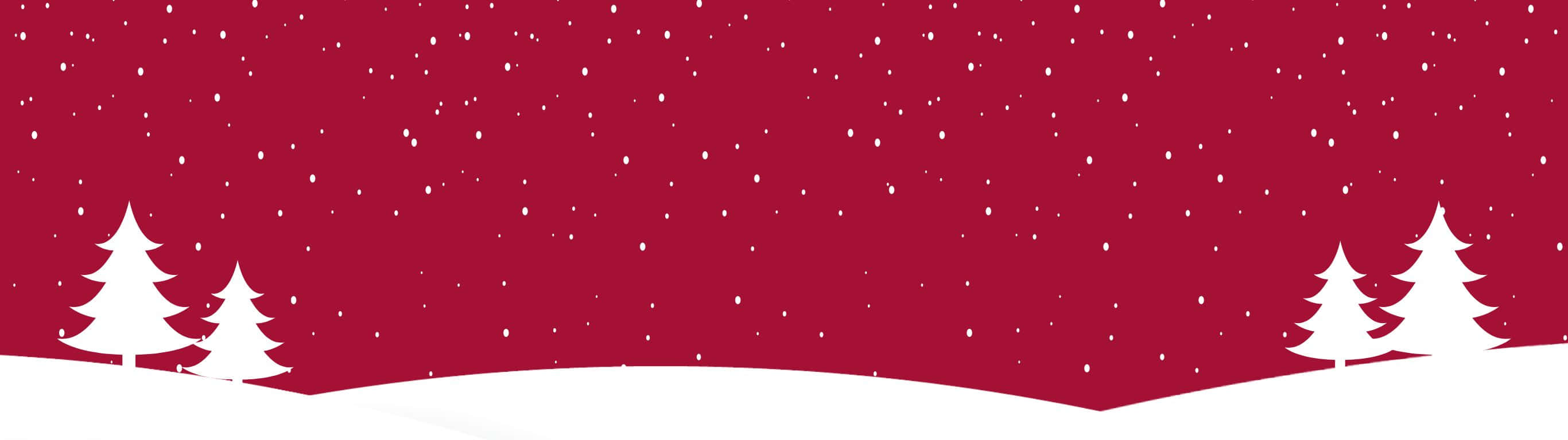 2732x768, white silhouetted pine trees, snow, 2K Desktop Wallpaper