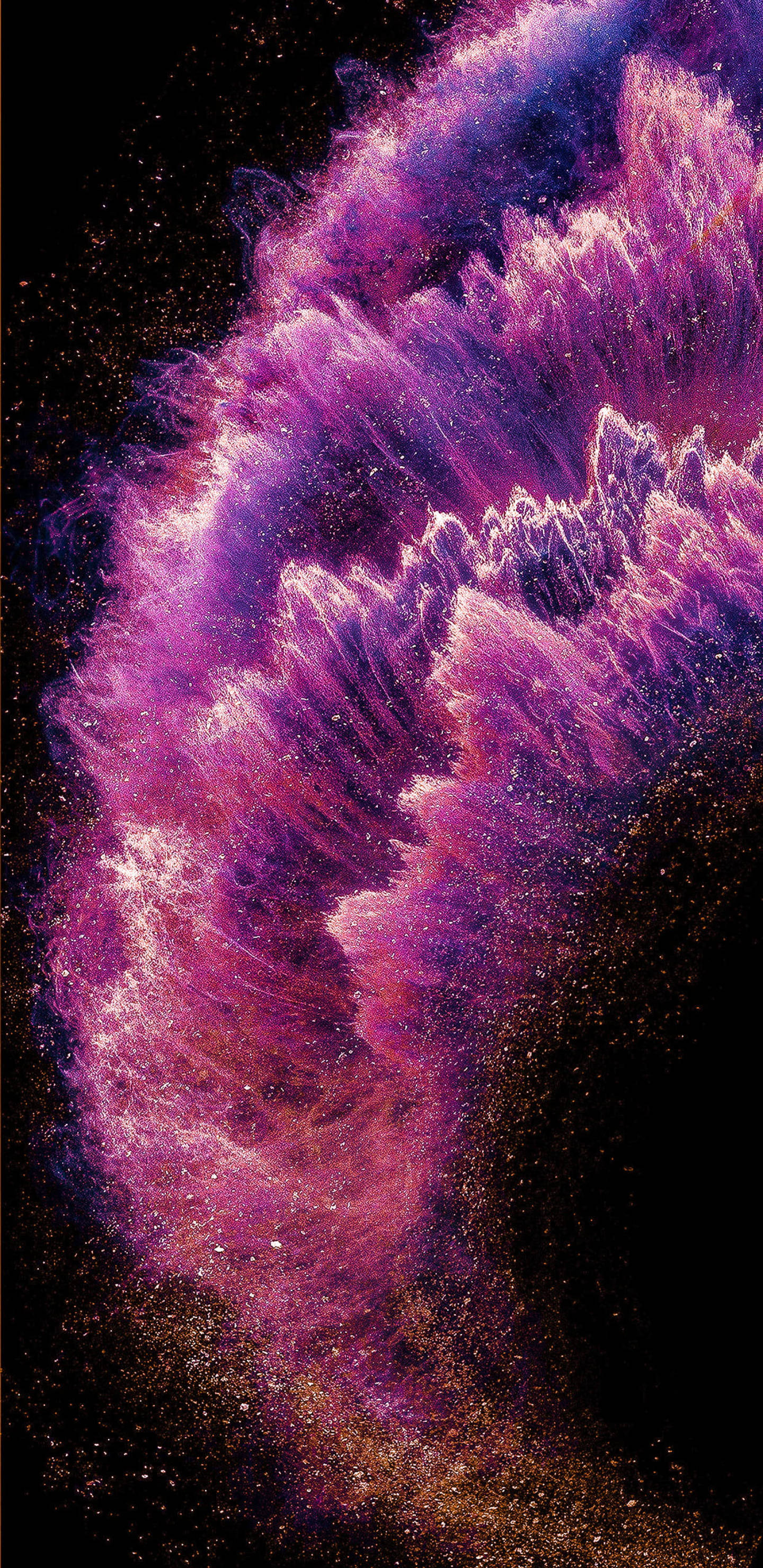 purple water splash, 2k amoled, cosmic nebula, 2K Phone Wallpaper