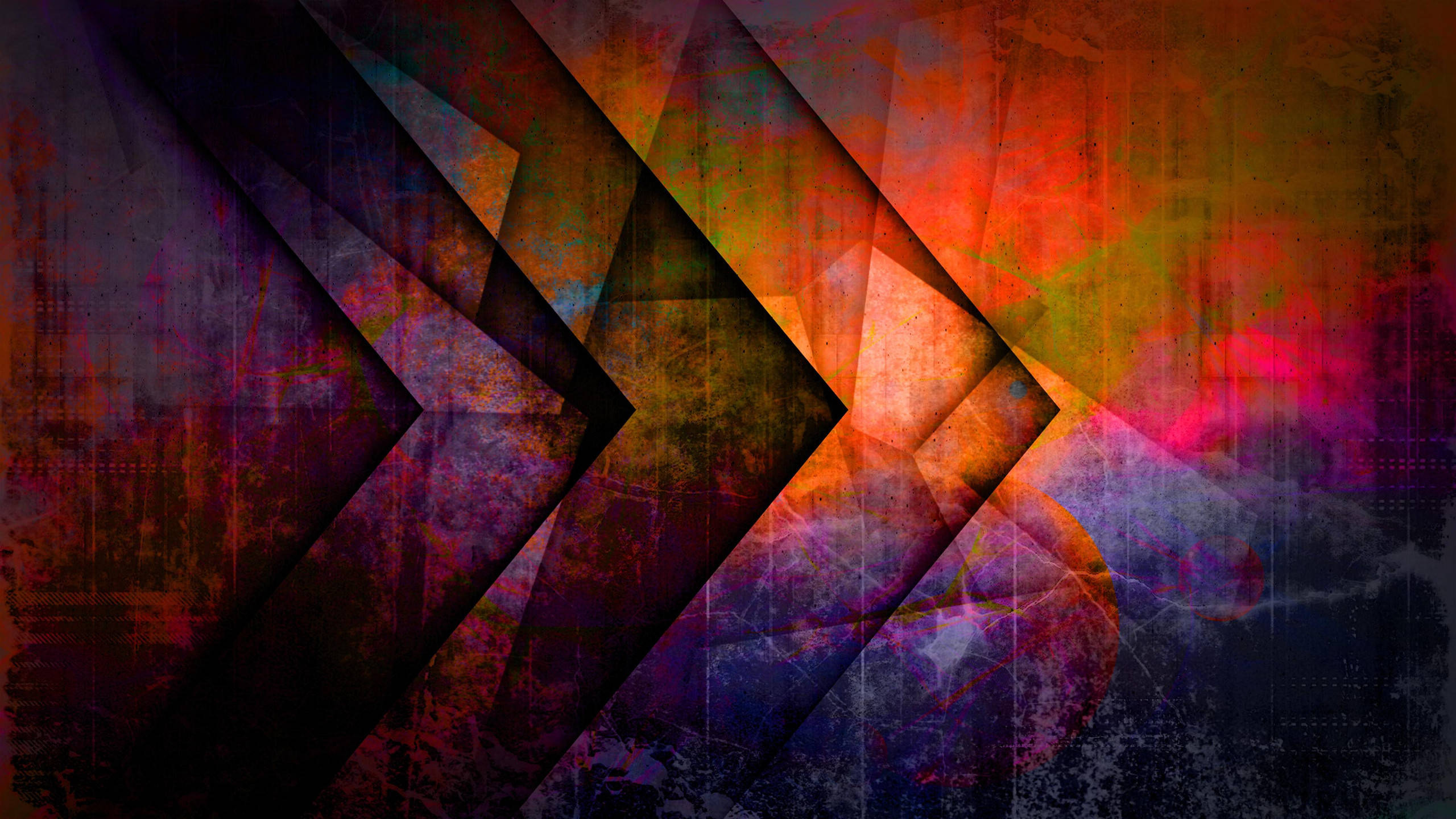 2k, grungy abstract chevron patterns, fiery reds, 2K Desktop Wallpaper