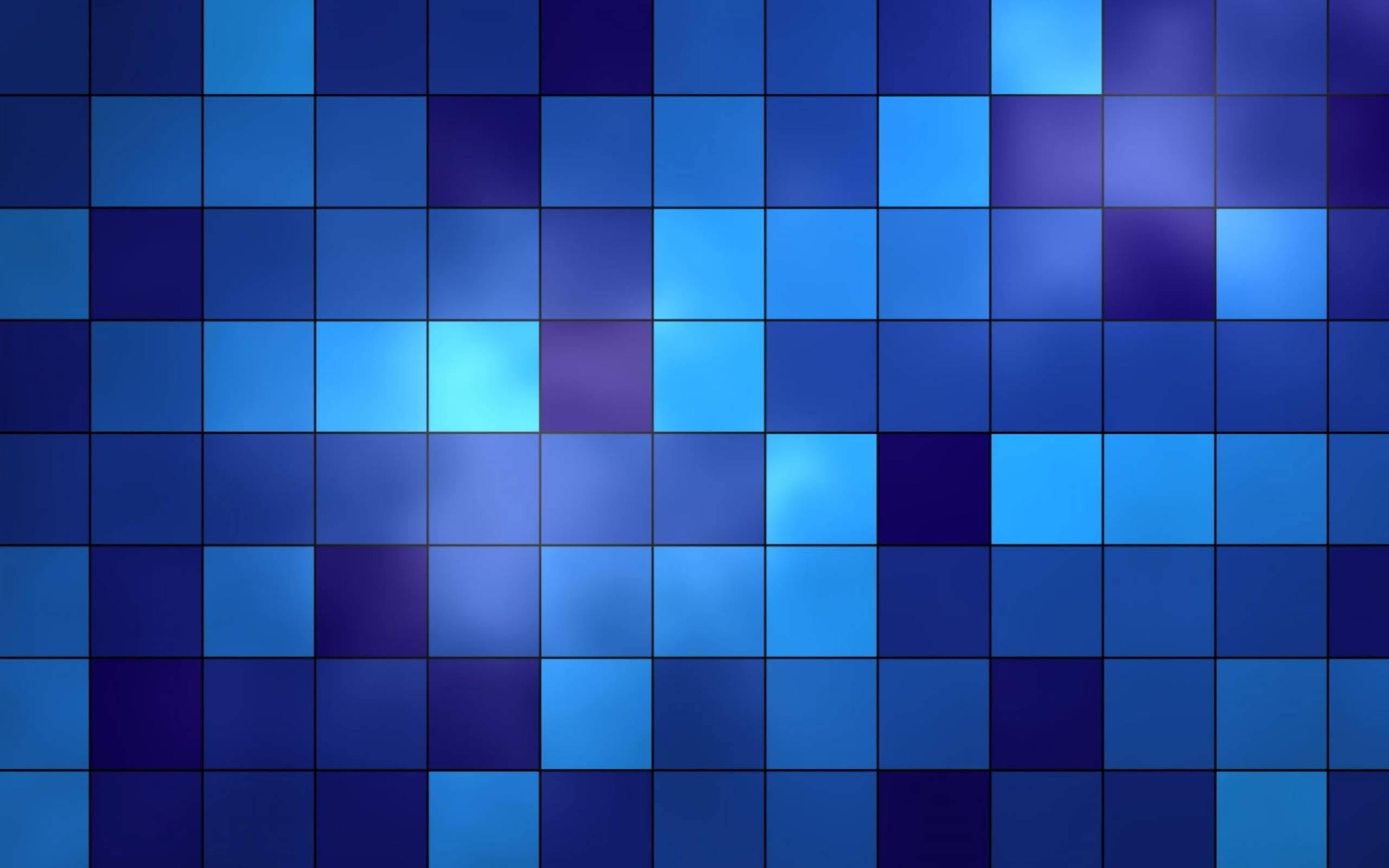 2k, blue squares, grid, 2K Desktop Wallpaper