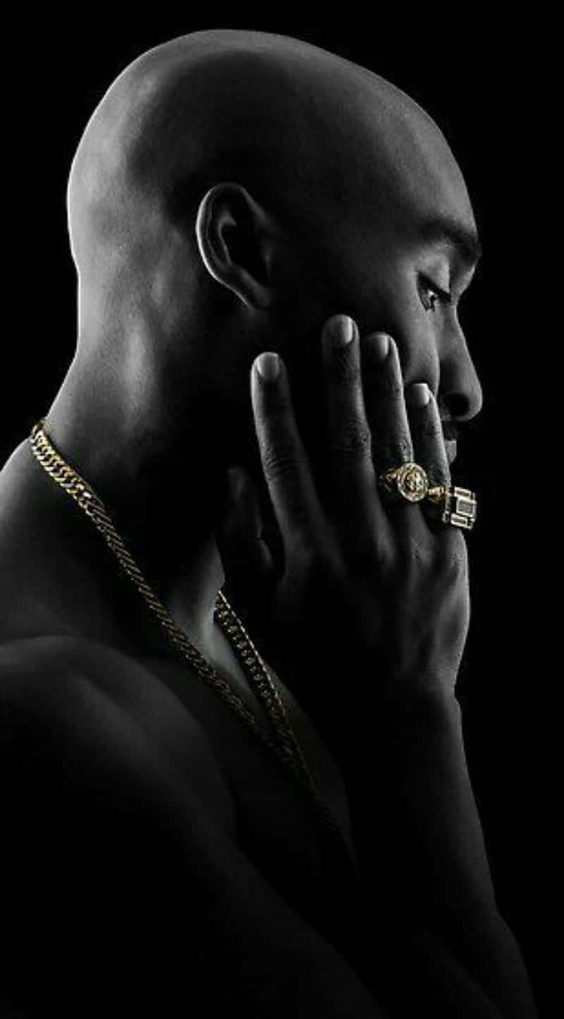 2Pac, Biggie, bald man, HD Phone Wallpaper