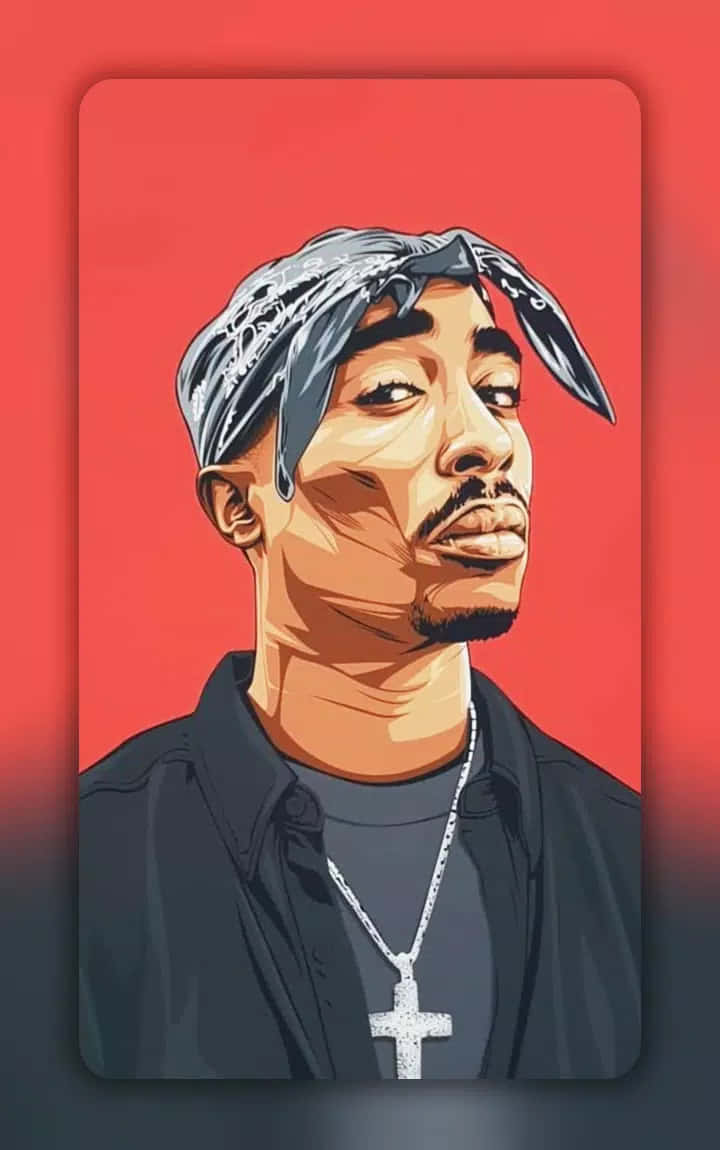 2Pac, Biggie, bandana, SD Phone Wallpaper
