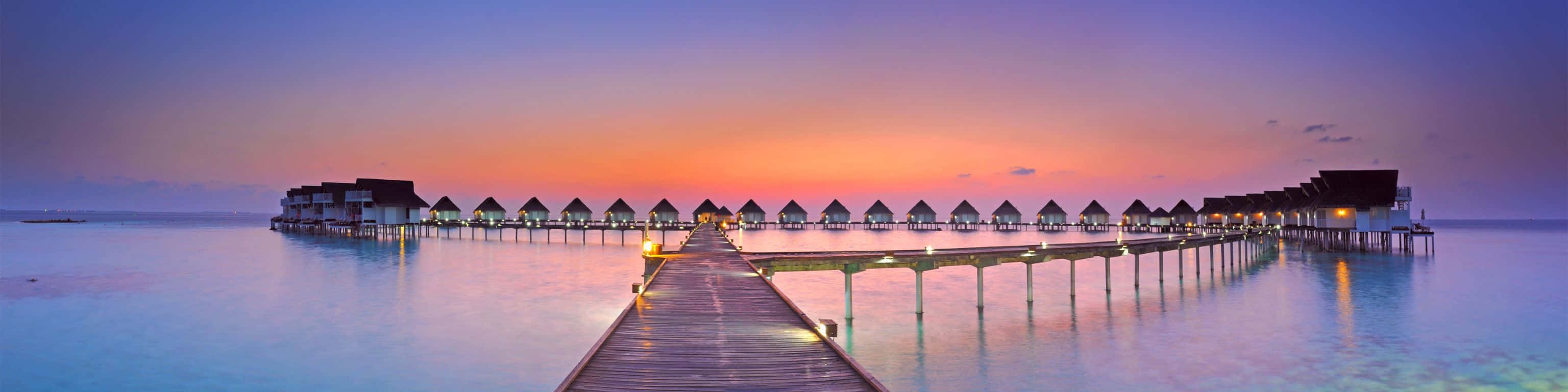 sun-kissed beach, sunset, calm turquoise waters, 2K Desktop Wallpaper