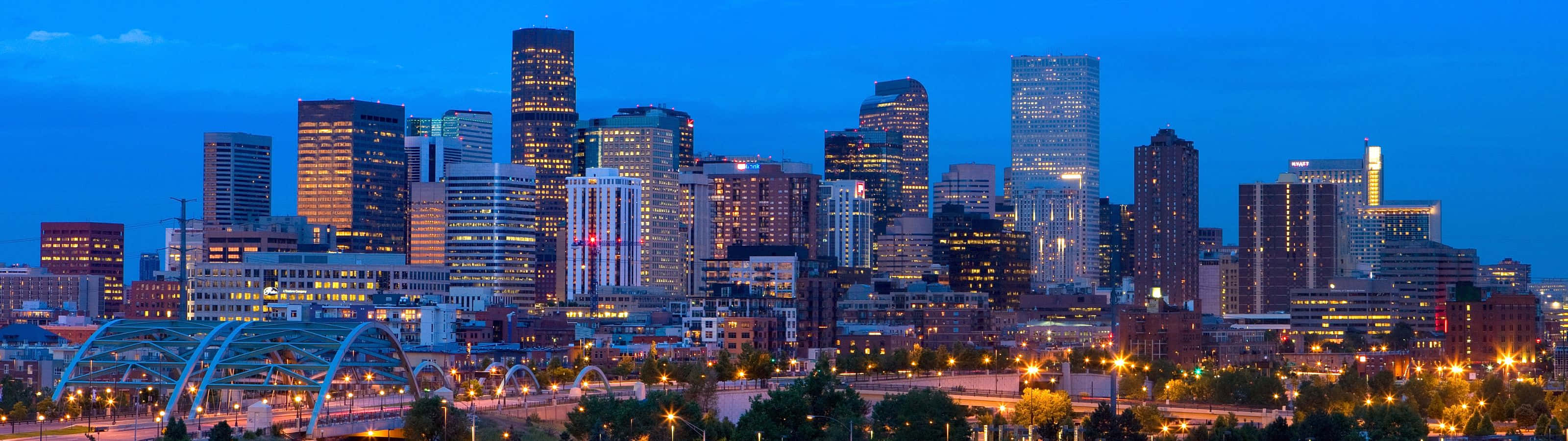 3200x900, city skyline, dusk, 2K Desktop Wallpaper