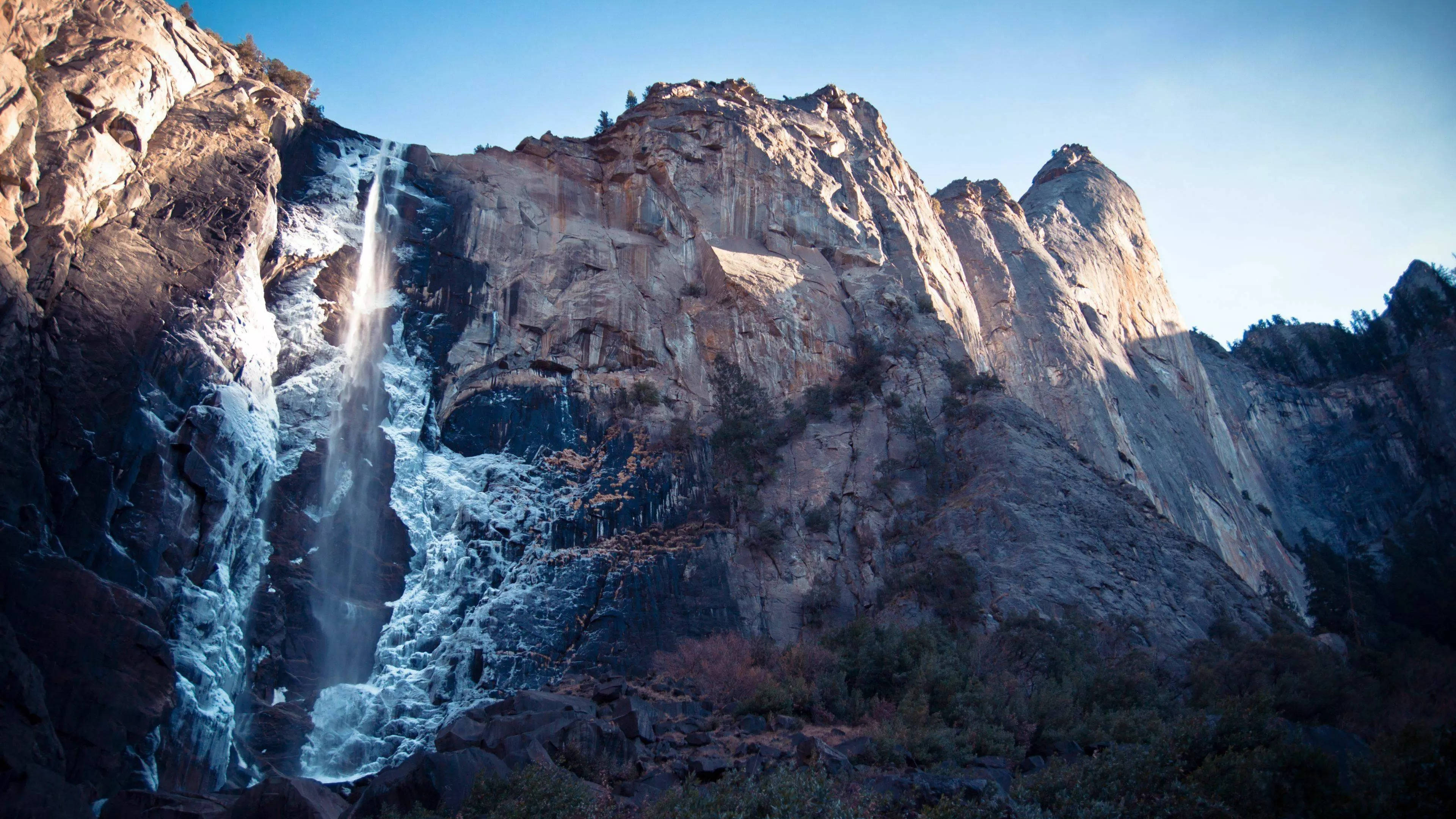 32k ultra hd nature, waterfalls, mountain, 4K Desktop Wallpaper