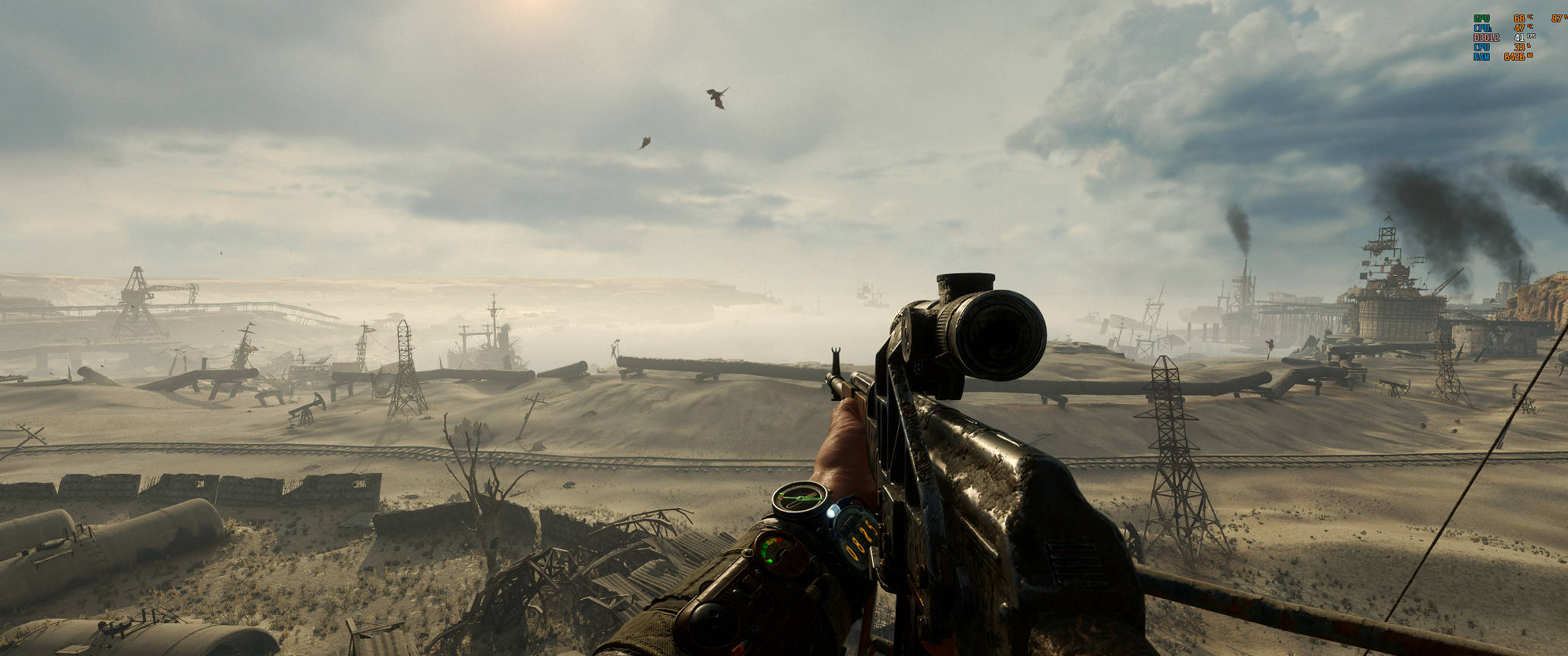 3440x1440, Metro Exodus, sniper rifle, Full HD Desktop Wallpaper