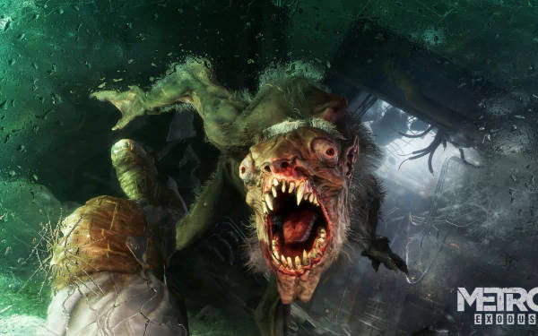 Metro Exodus, monster fish, mutant creature, SD Desktop Wallpaper