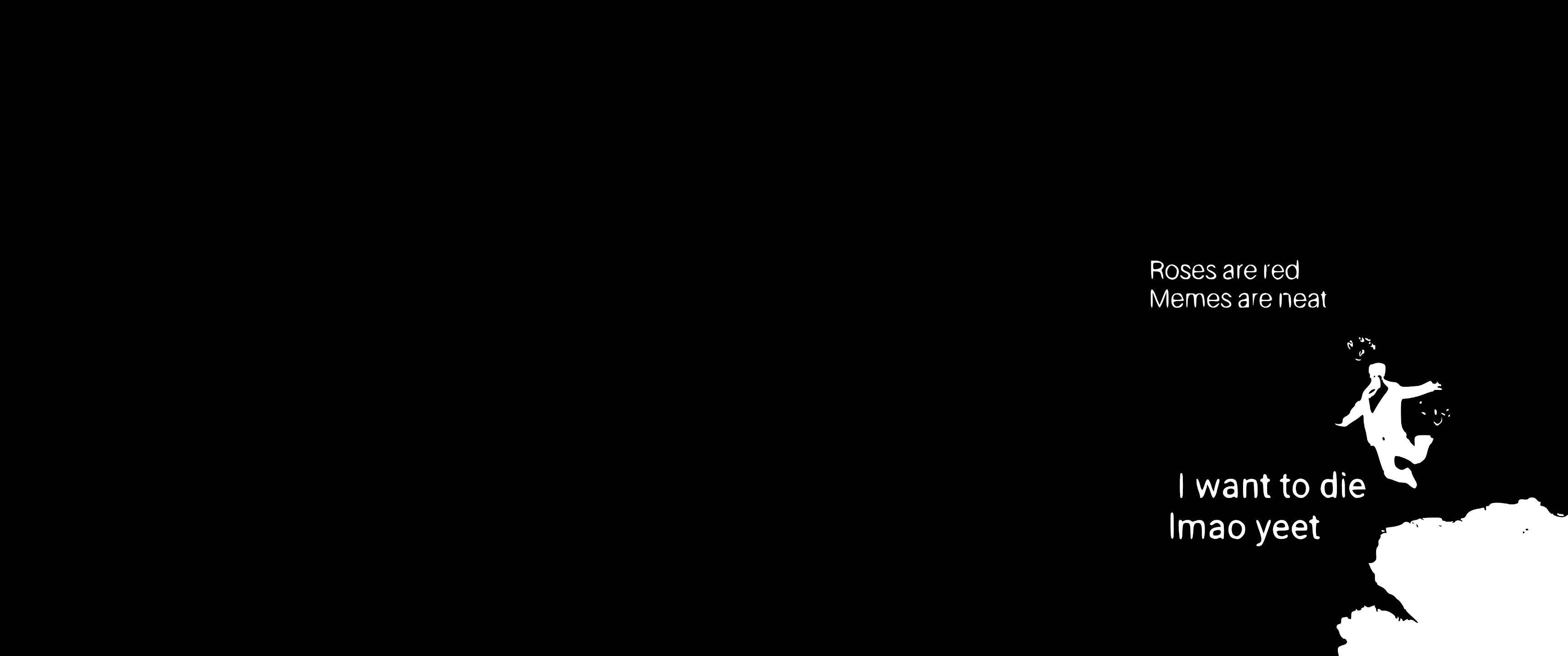3440x1440, Minimalist, black and white, 2K Desktop Wallpaper