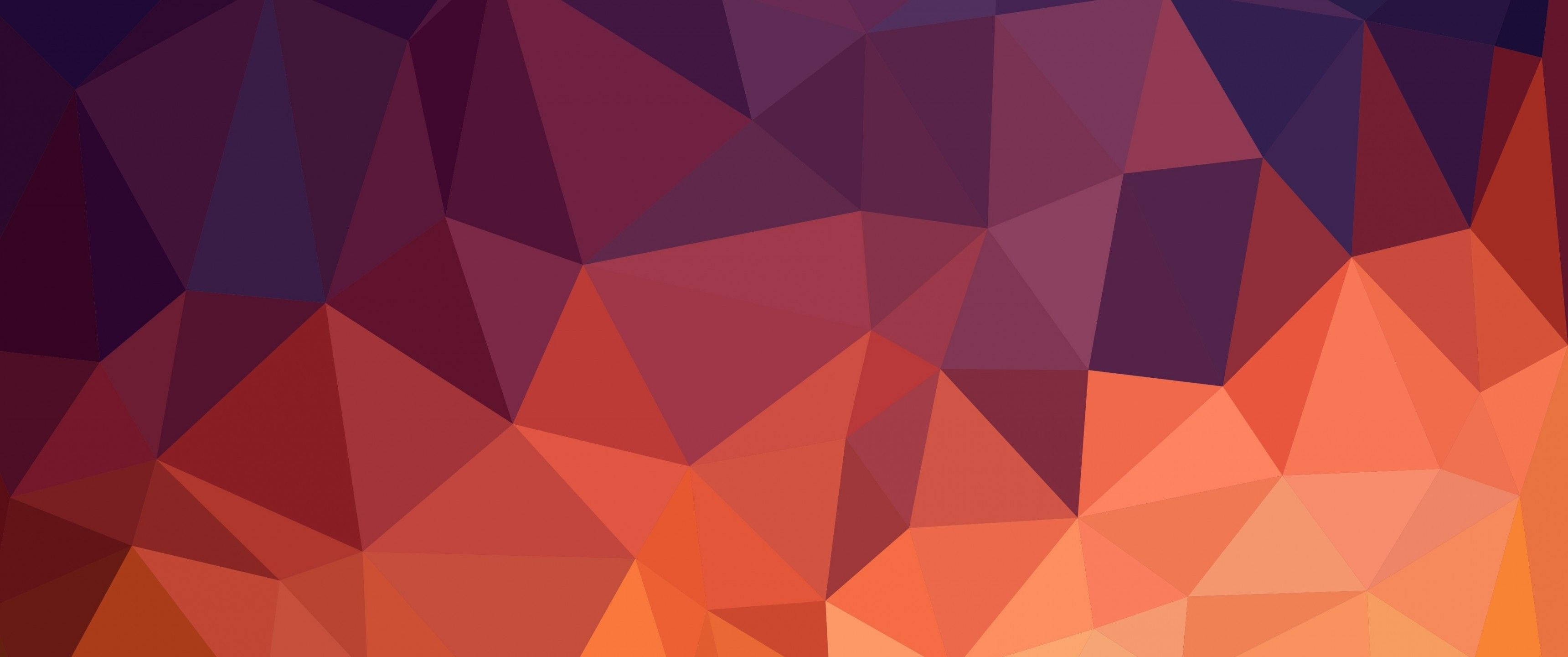 elegant minimalist landscape, triangular facets, deep purples, 2K Desktop Wallpaper