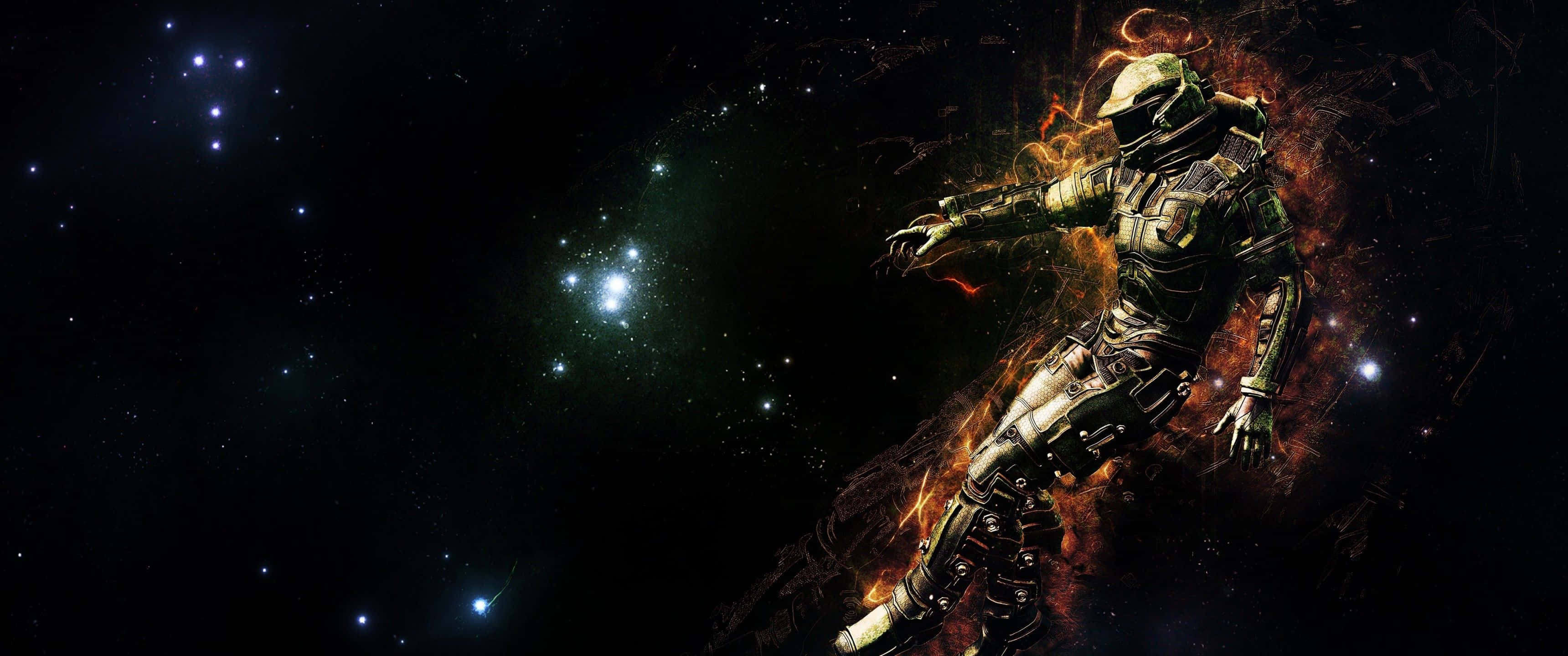 3440x1440 space, astronaut, metallic armor, 2K Desktop Wallpaper
