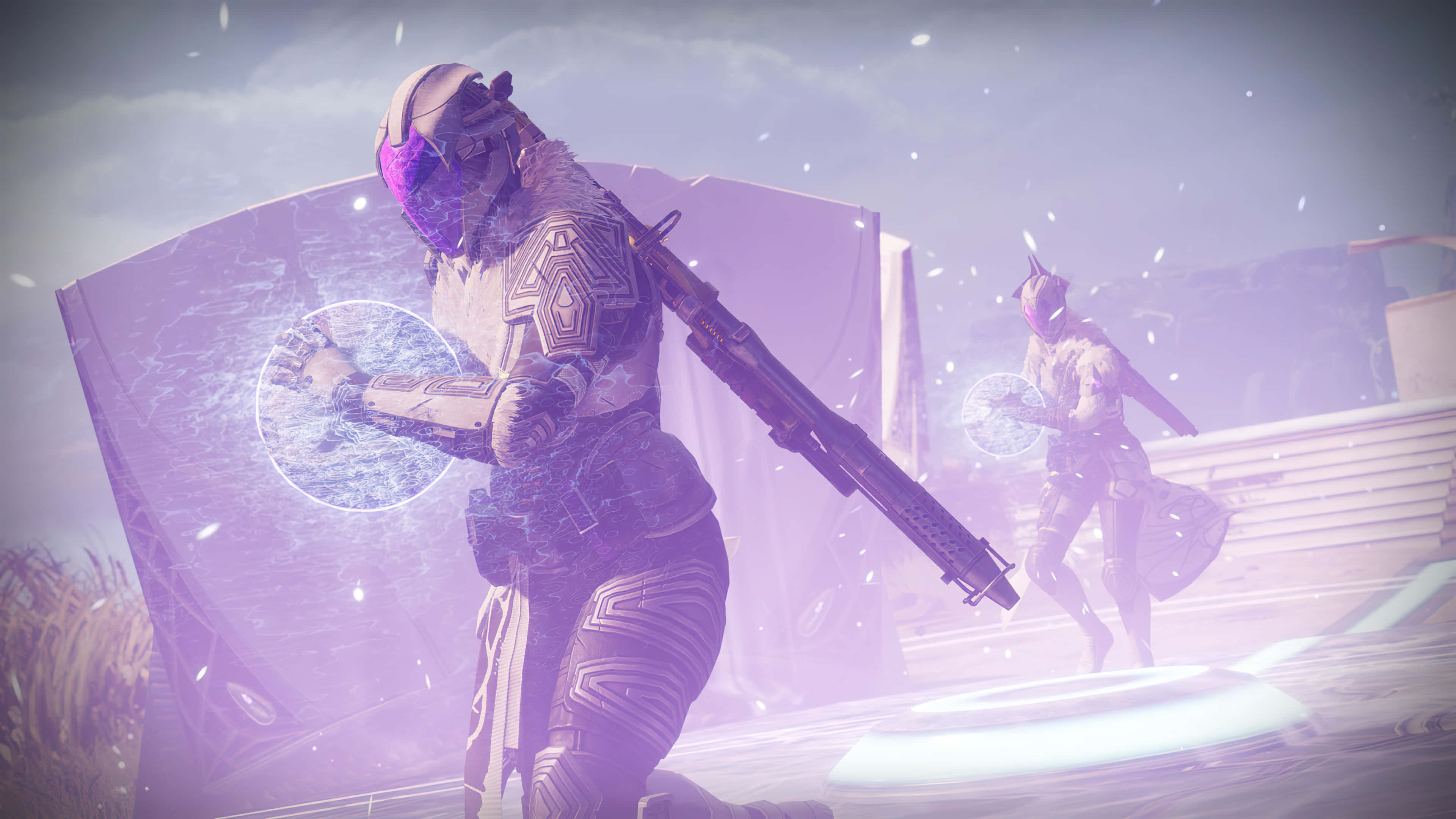 3840 X 2160 Destiny 2, first person, armored figures, 4K Desktop Wallpaper