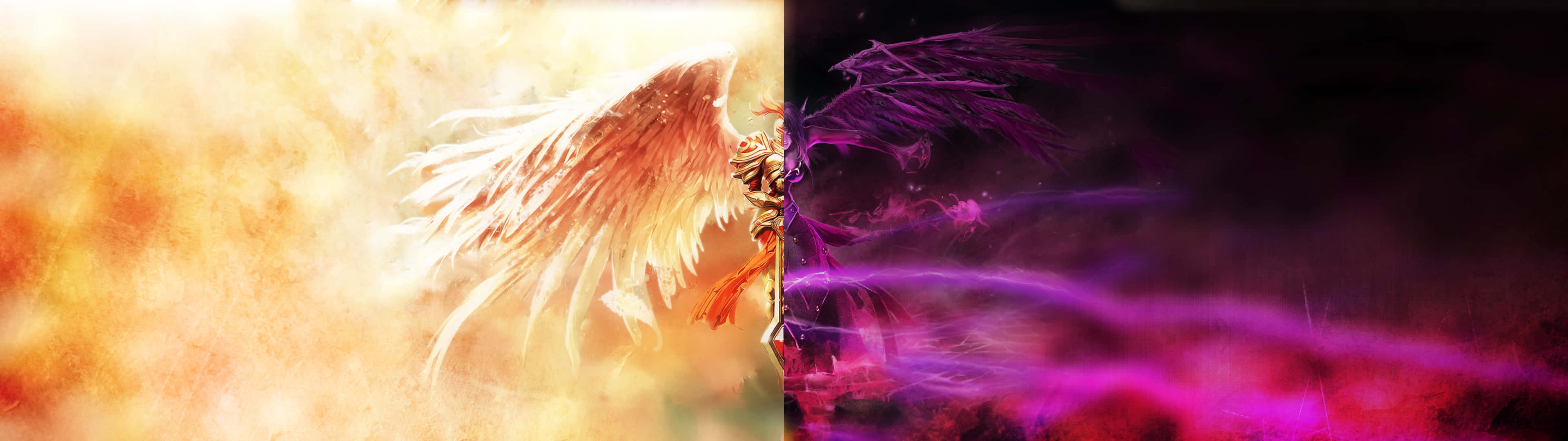 League Of Legends, angel, white wings, 4K Desktop Wallpaper