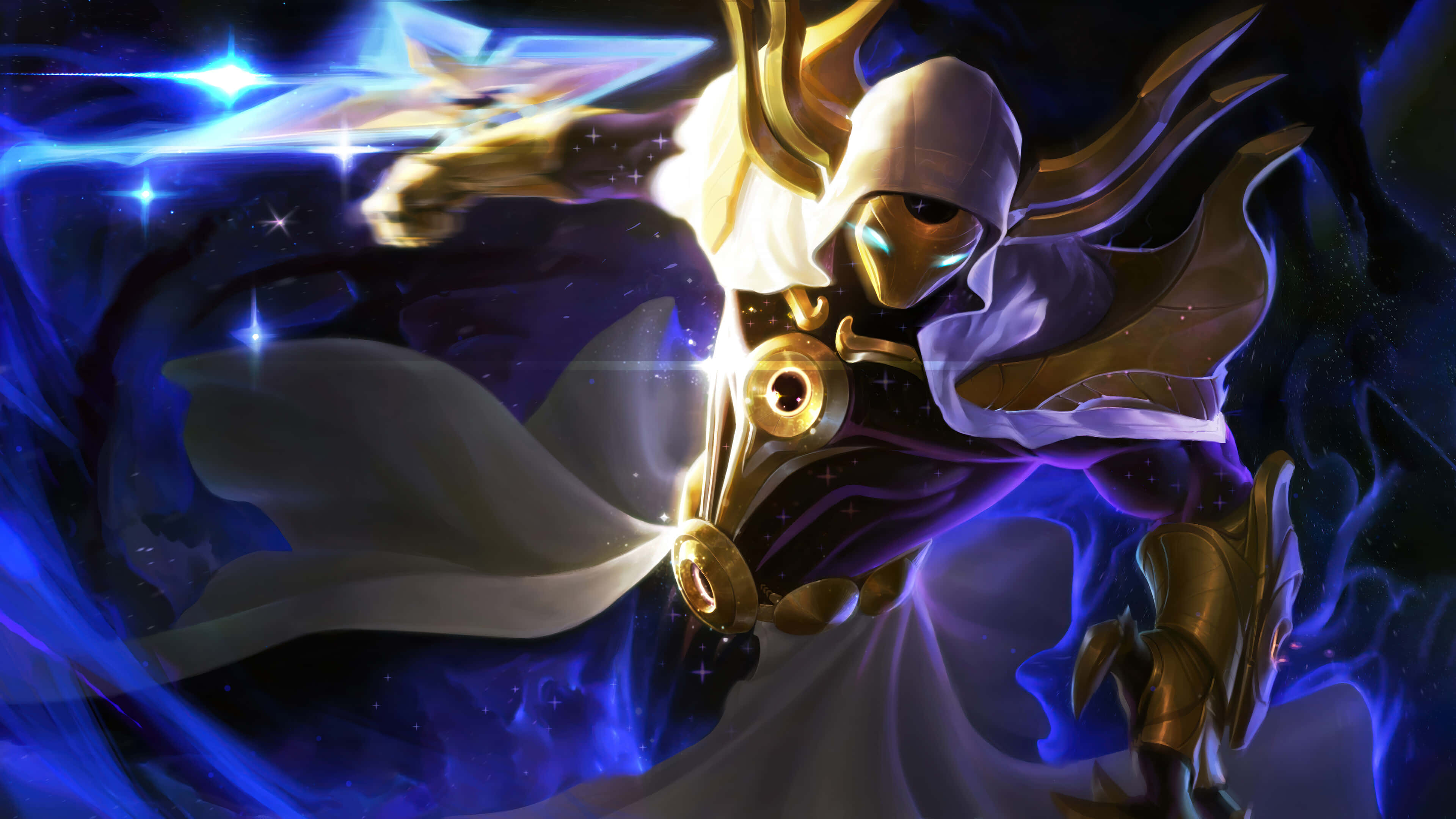League of Legends, champions, cosmic warrior, 4K Desktop Wallpaper