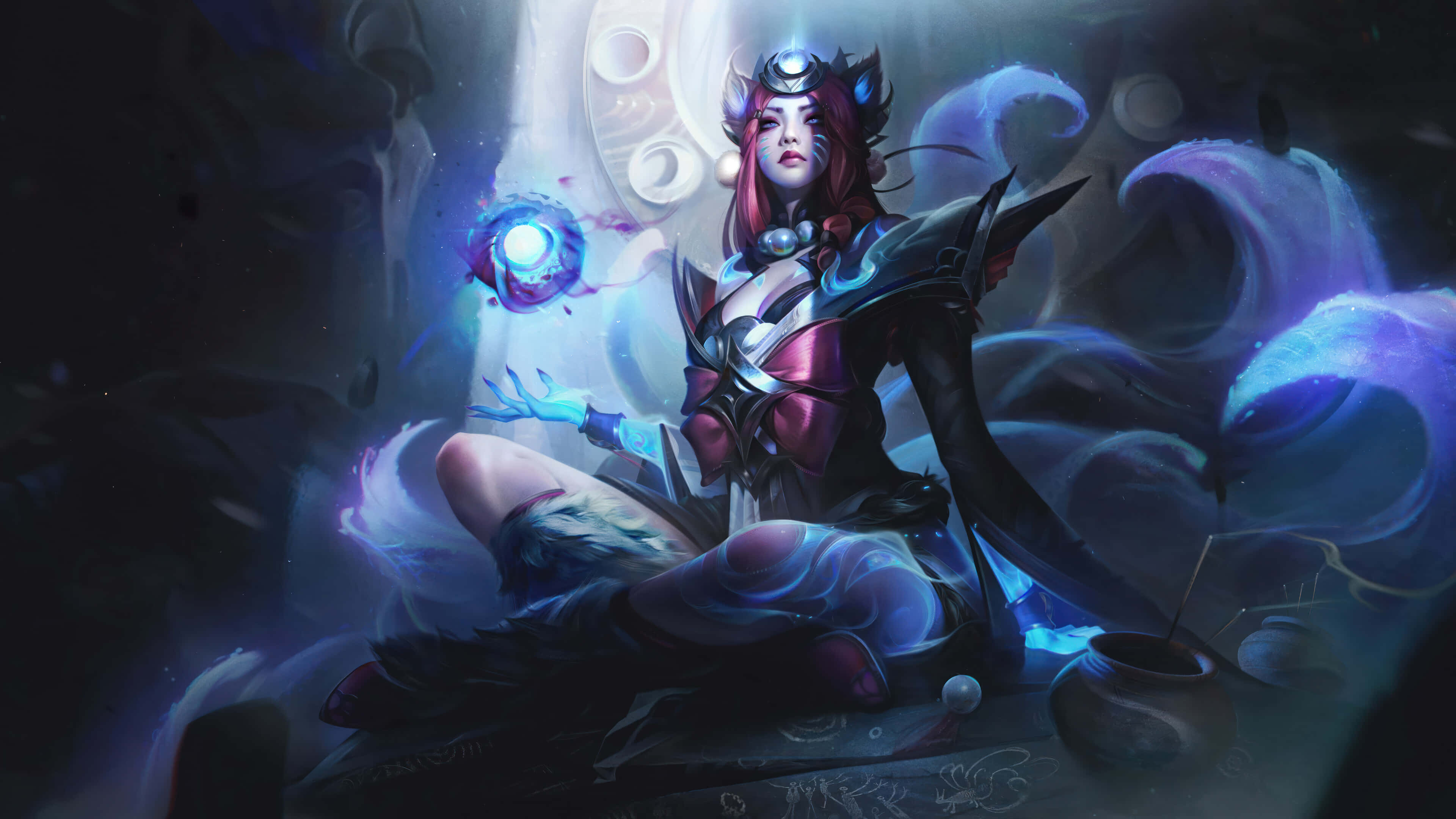 League of Legends, champions, red hair, 4K Desktop Wallpaper