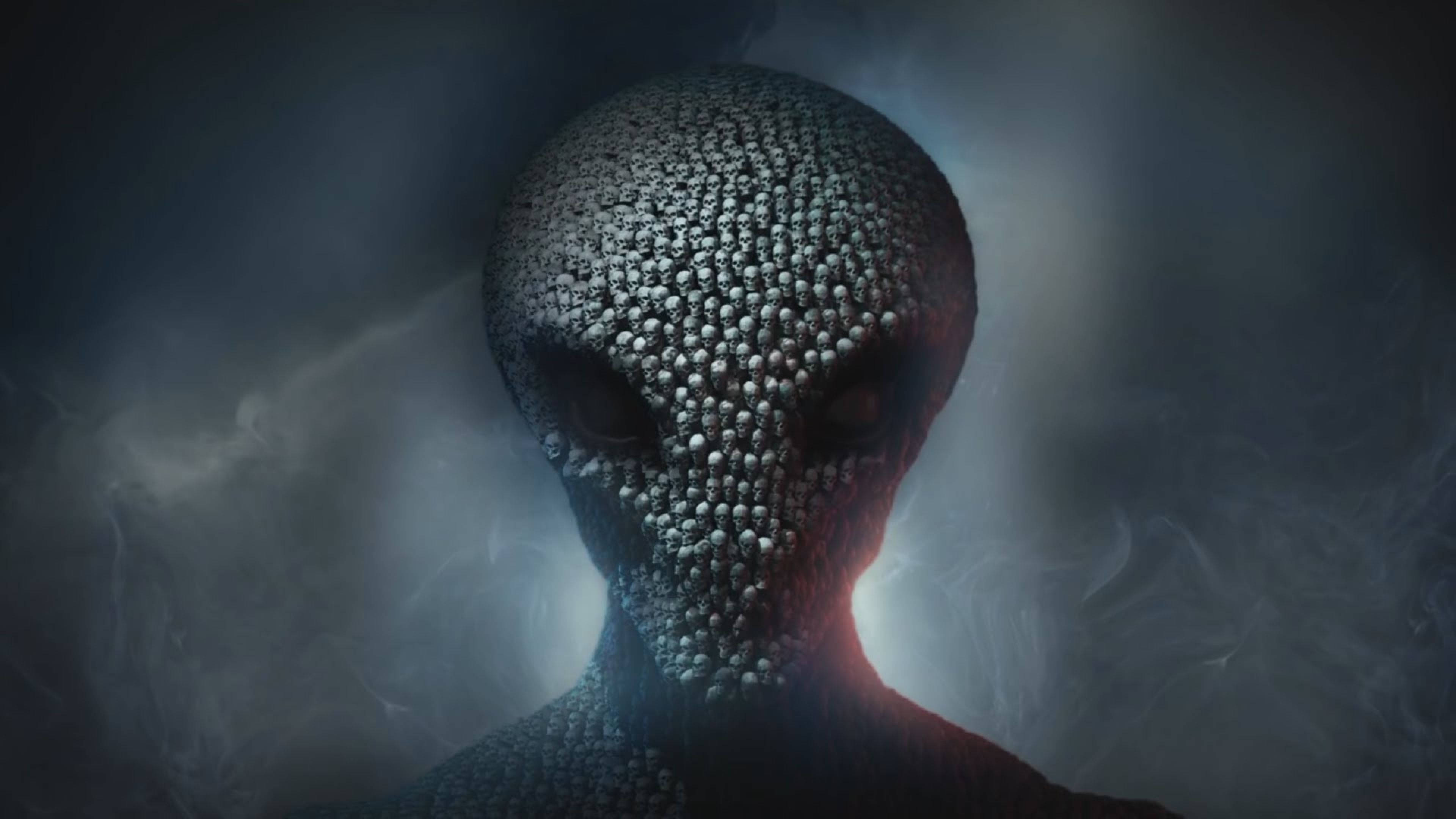 Alienware, 4K resolution, menacing alien, 4K Desktop Wallpaper