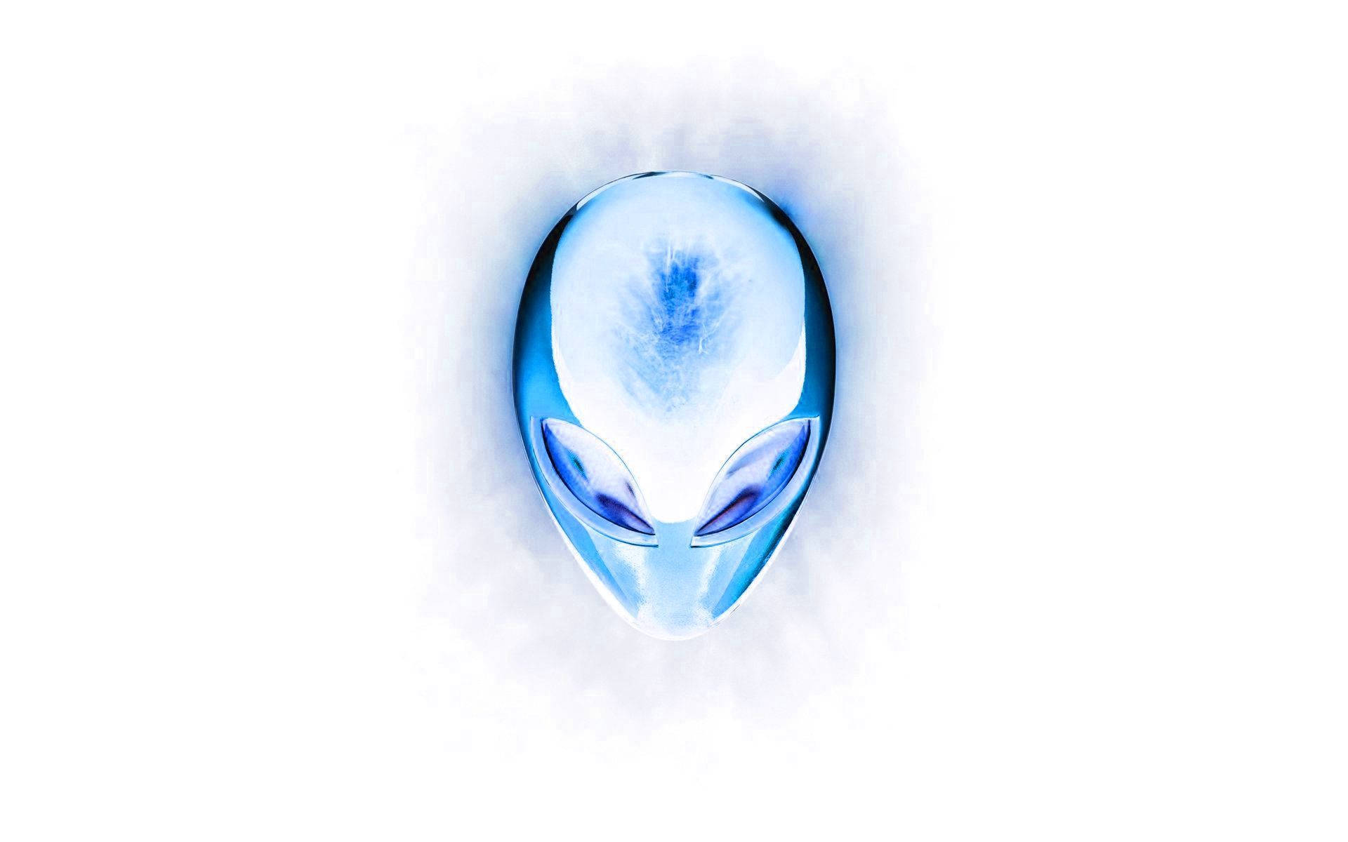 Alienware, 3840x2160, glowing blue alien head, Full HD Desktop Wallpaper