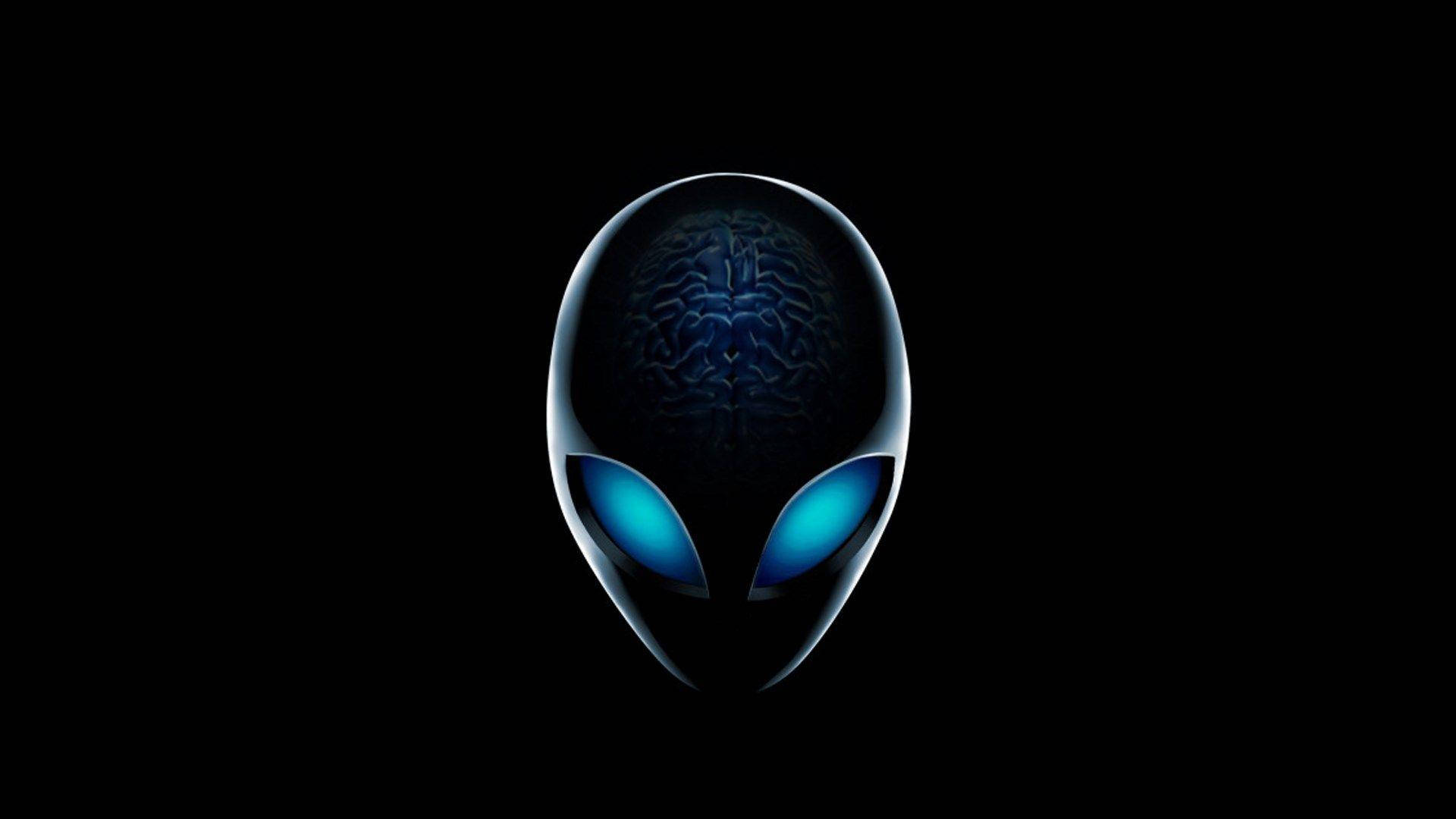 Alienware, 3840x2160, sleek alien head, Full HD Desktop Wallpaper